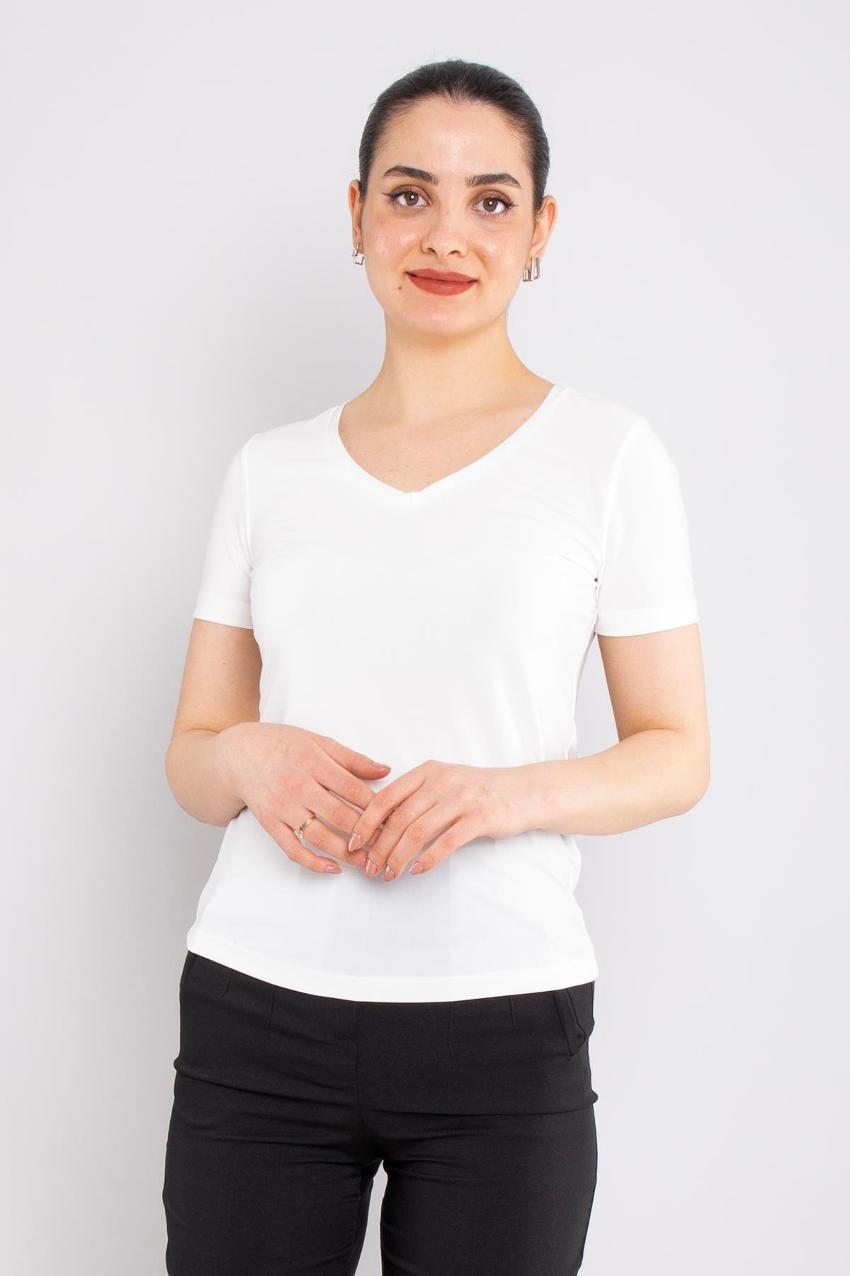 81942 Vyaka Kısa Kol Likralı Tshirt