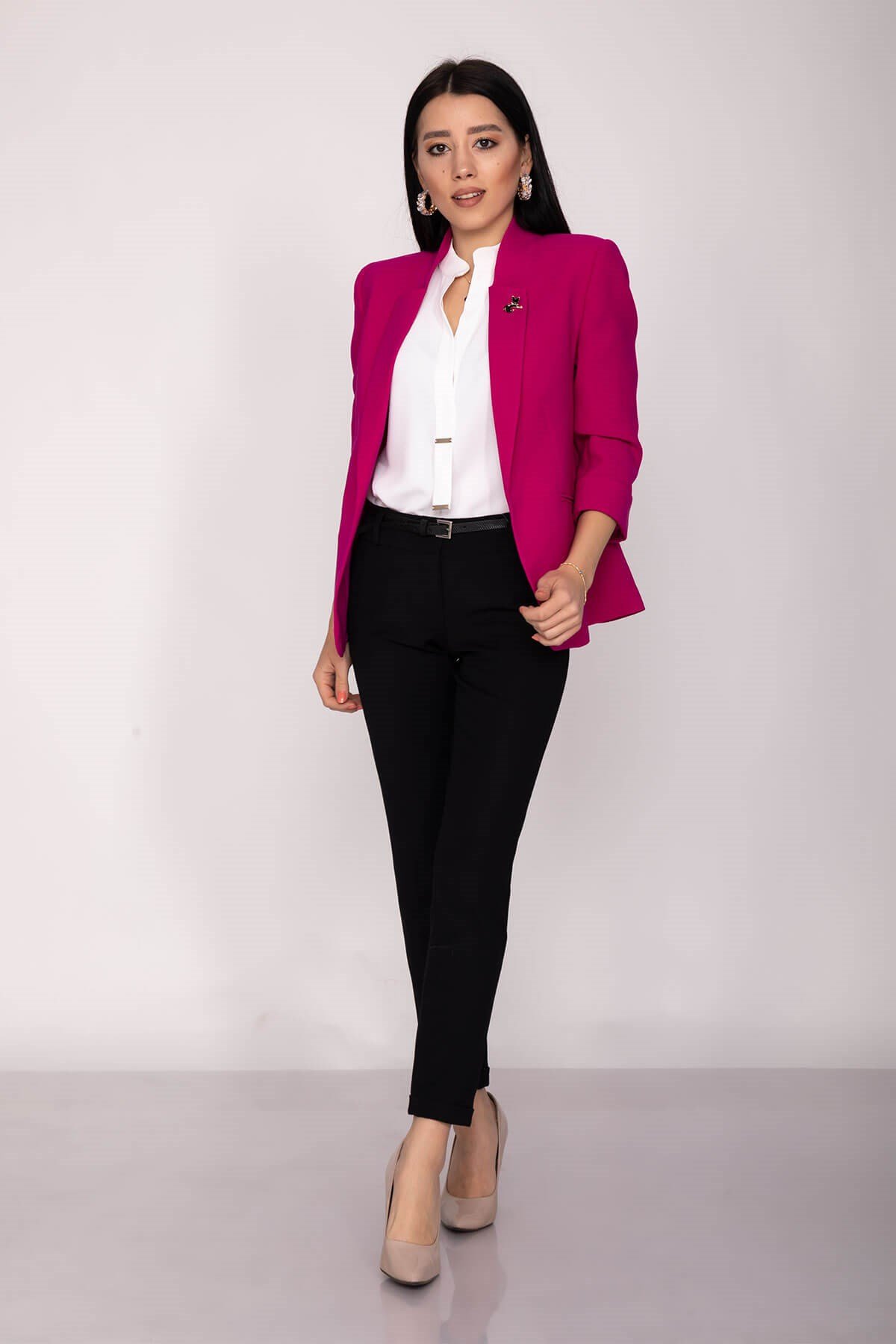 90179 KEDİ BROŞLU CEKET