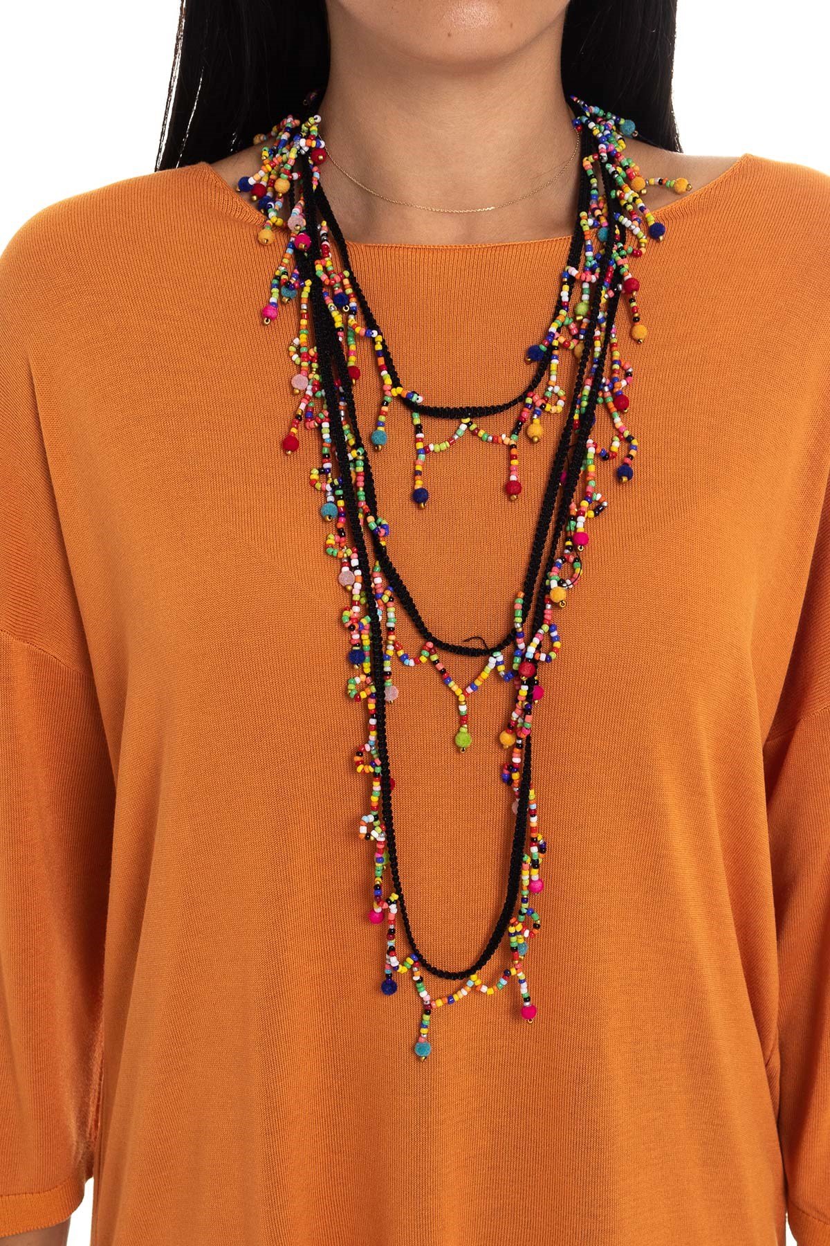 928 KB Bis.Yaka Truv.Kol İnce Triko Bluz