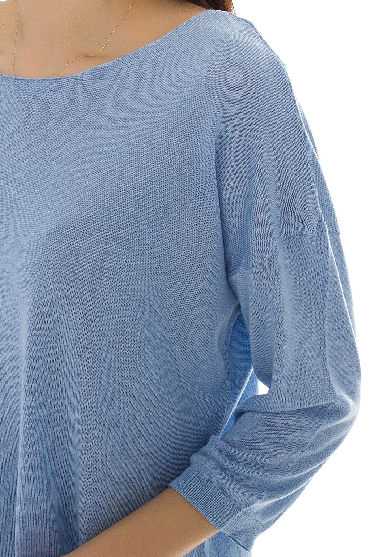 928 KB Bis.Yaka Truv.Kol İnce Triko Bluz