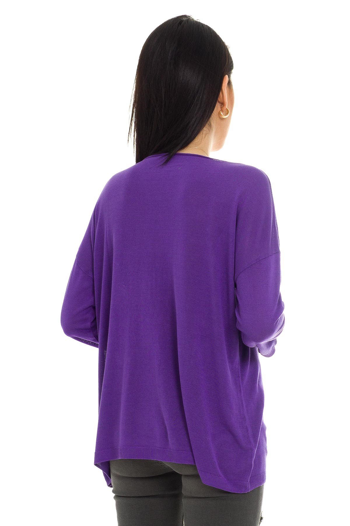 928 KB Bis.Yaka Truv.Kol İnce Triko Bluz