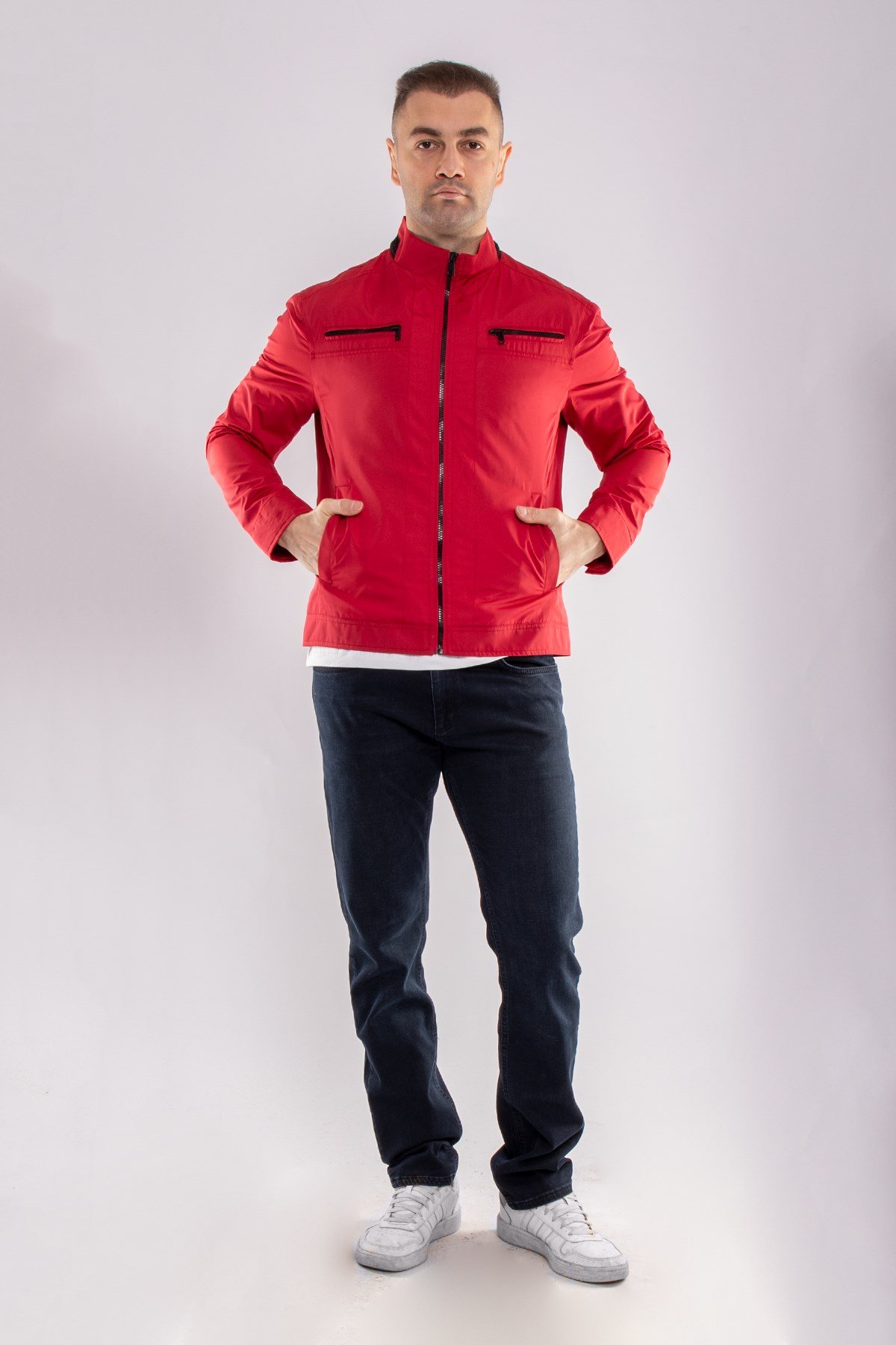 94762-299 Baharlık Safari Regular Fit Yaka Fileli Erkek Mont