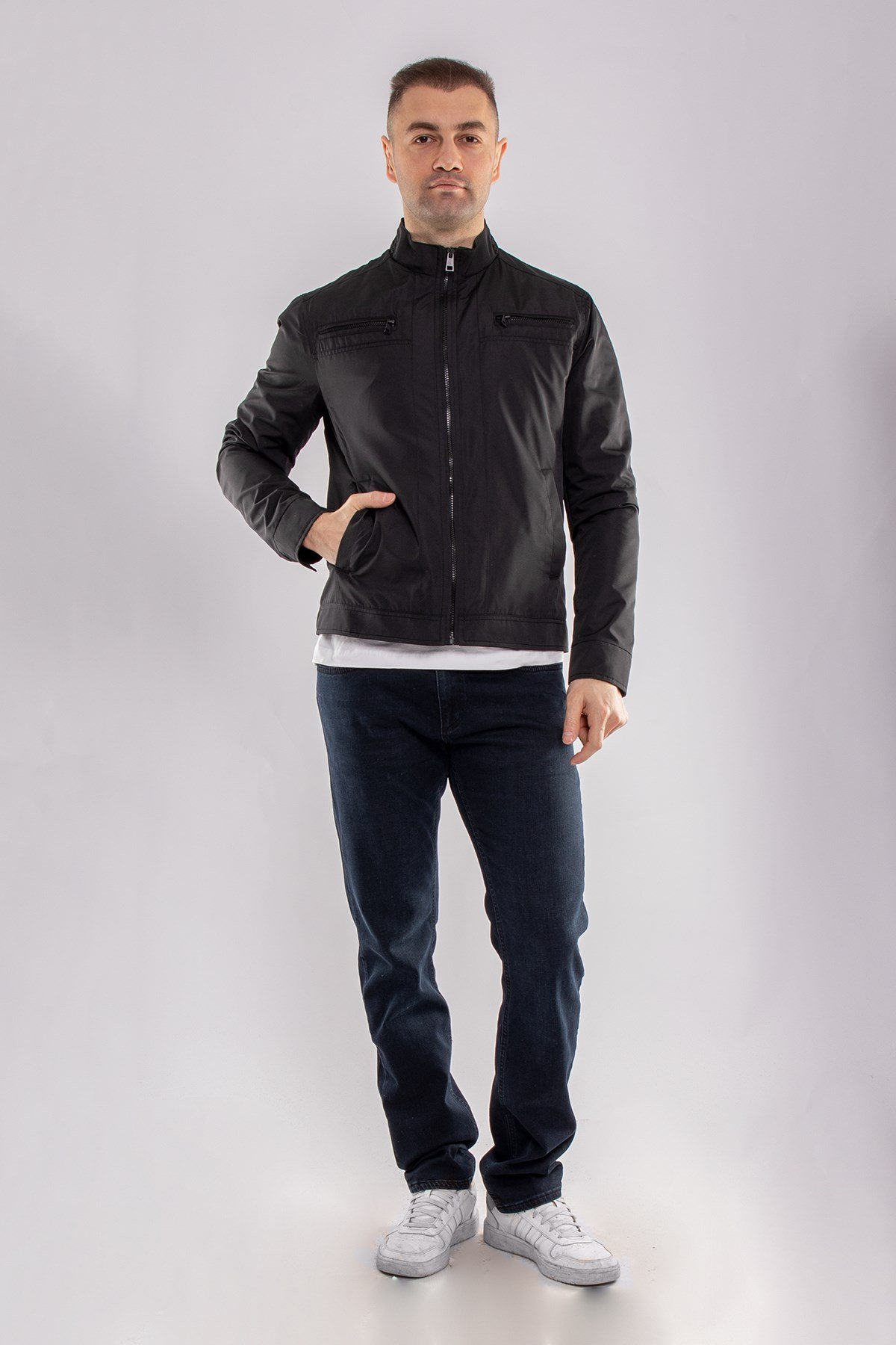 94762-299 Baharlık Safari Regular Fit Yaka Fileli Erkek Mont