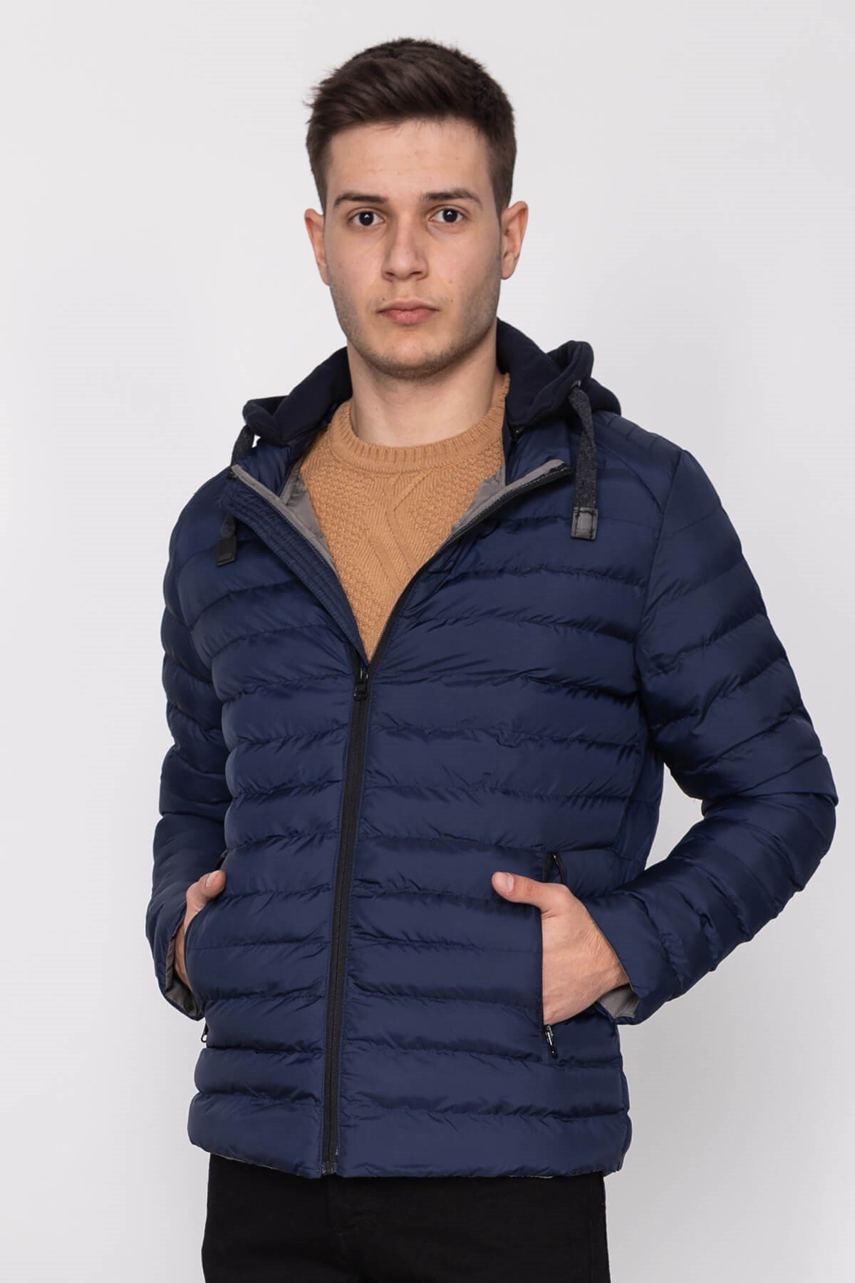 99247-205 Puffer RGfit Kapşonlu Spor Kaban