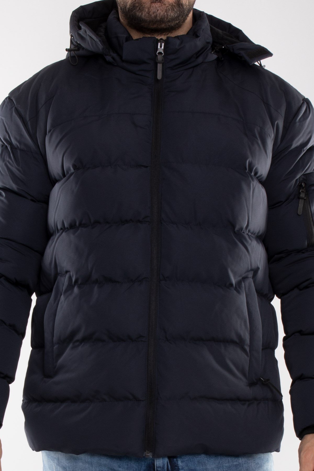 99476-299 RegularFit Kapşonlu Erkek Şişme Mont