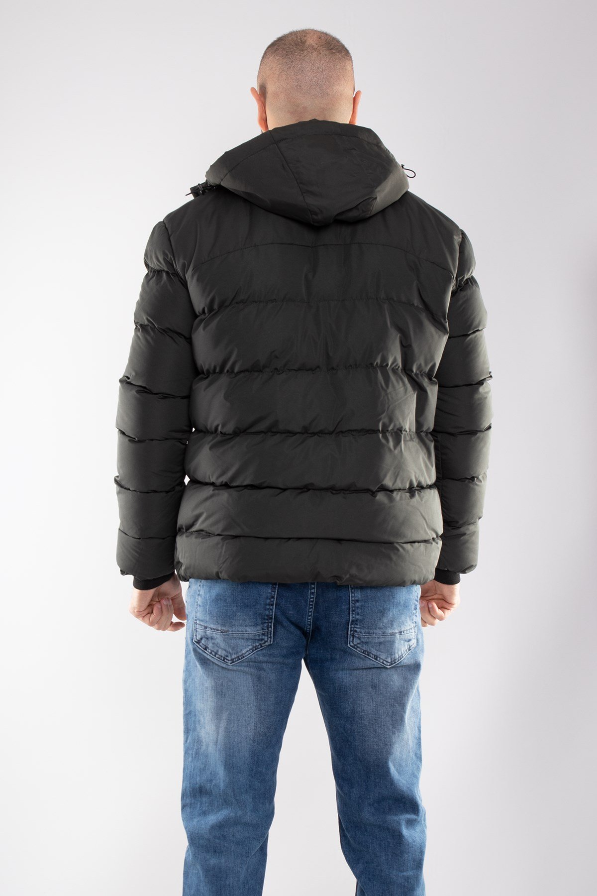 99476-299 RegularFit Kapşonlu Erkek Şişme Mont