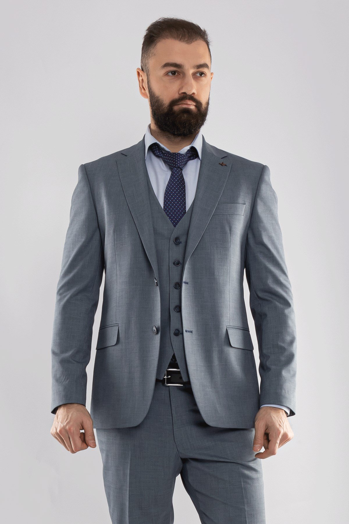 JK33KL02M002 Klasik 6Drop Yelekli Takım Elbise