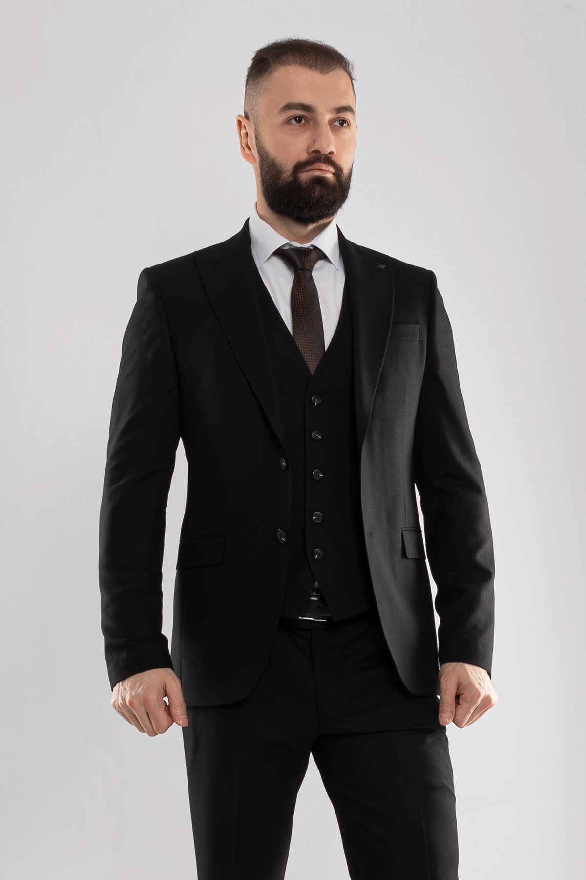 JK36SF02M065 Özel Yelekli 8 Drop Slimfit Takım Elbise