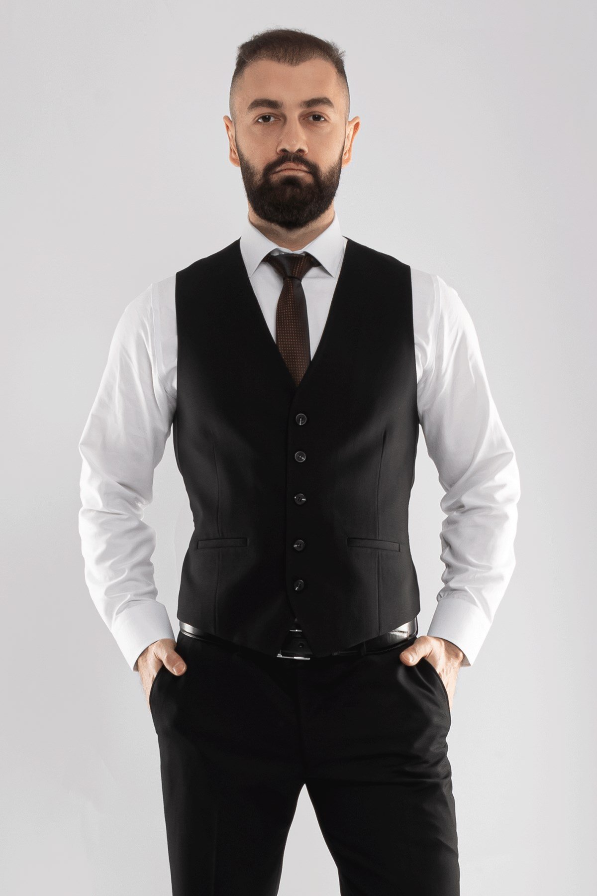 JK36SF02M065 Özel Yelekli 8 Drop Slimfit Takım Elbise