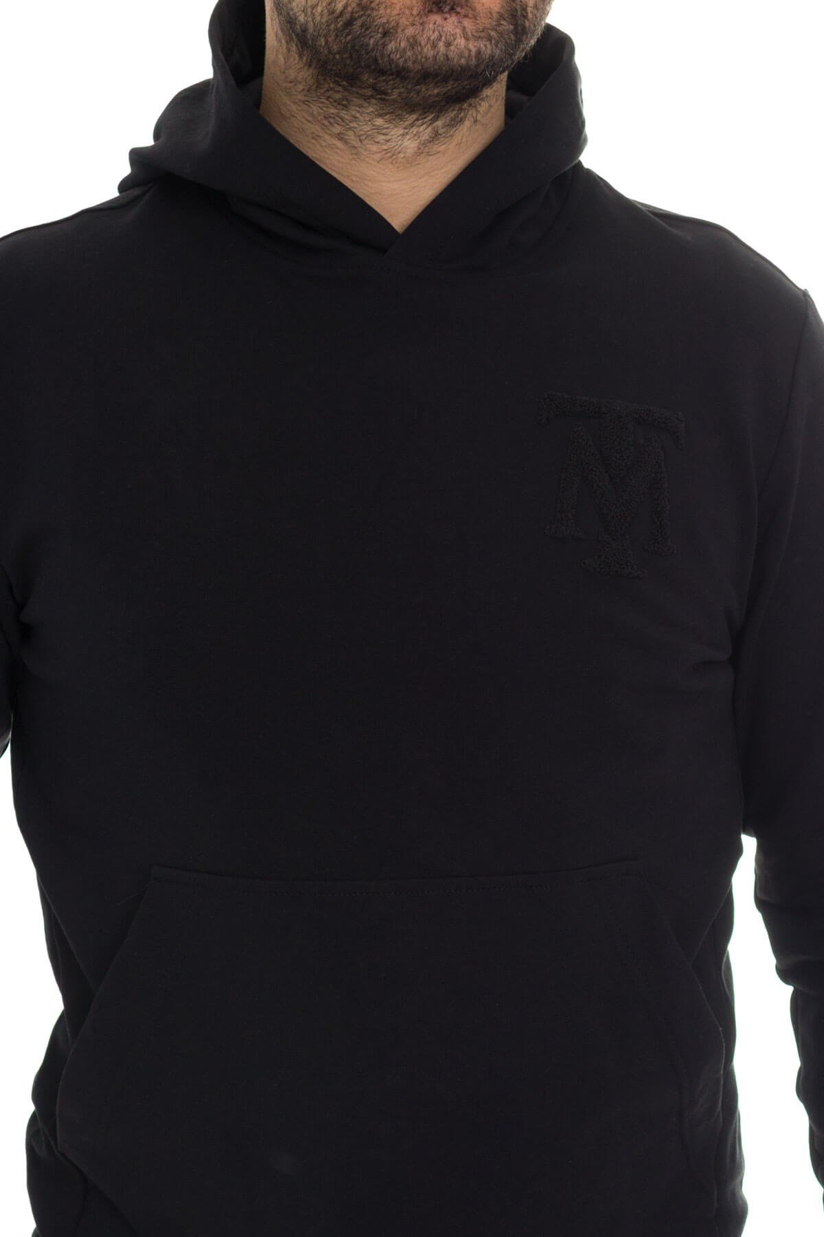 SW-1002 Kapşonlu KanguruCep 2 İplik Pamuk Sweat