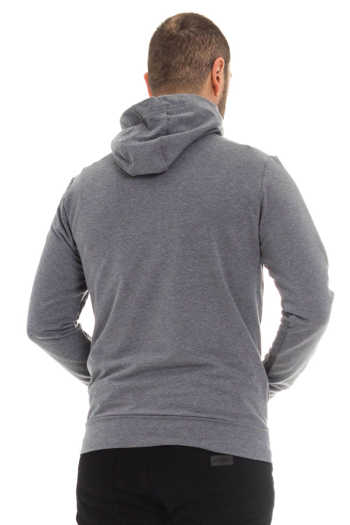 SW-1002 Kapşonlu KanguruCep 2 İplik Pamuk Sweat