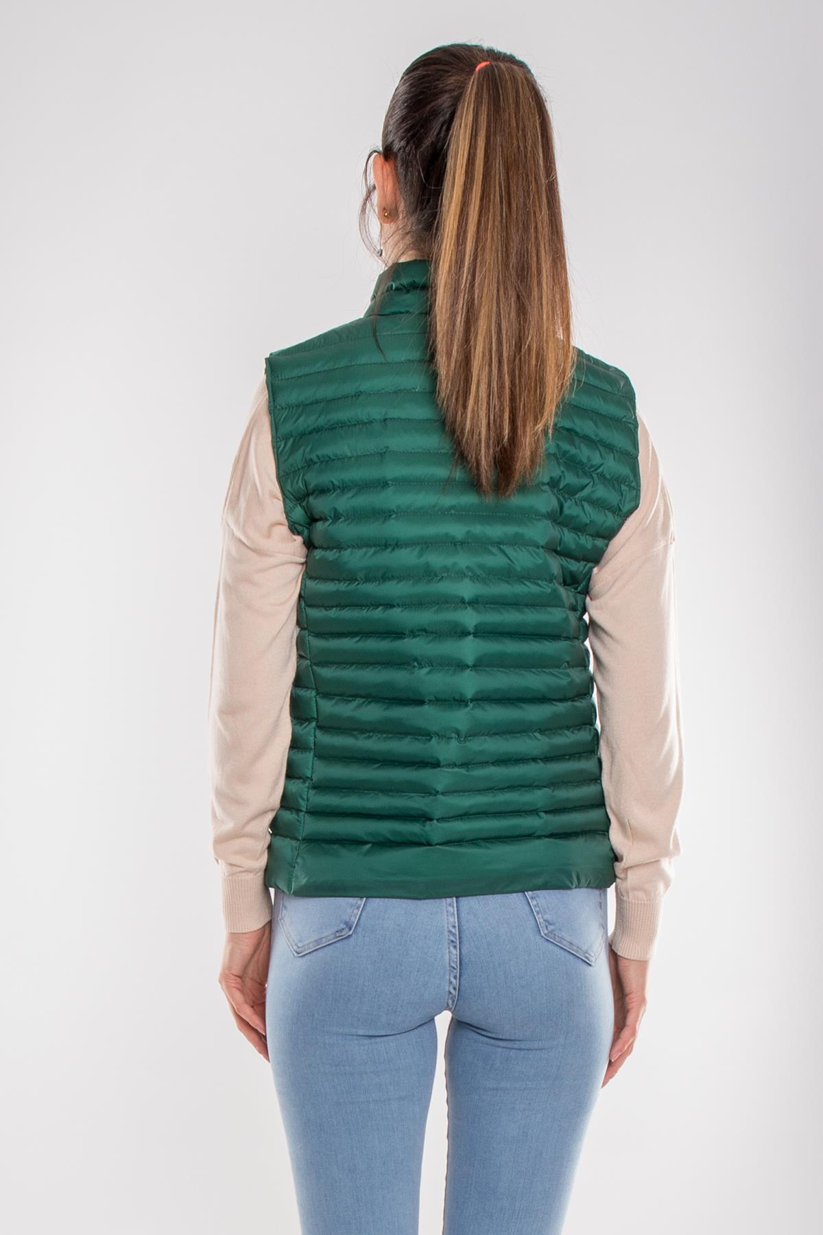 TAMARA23 Kapitone Elyaf Dolgulu Şişme Kadın Yelek