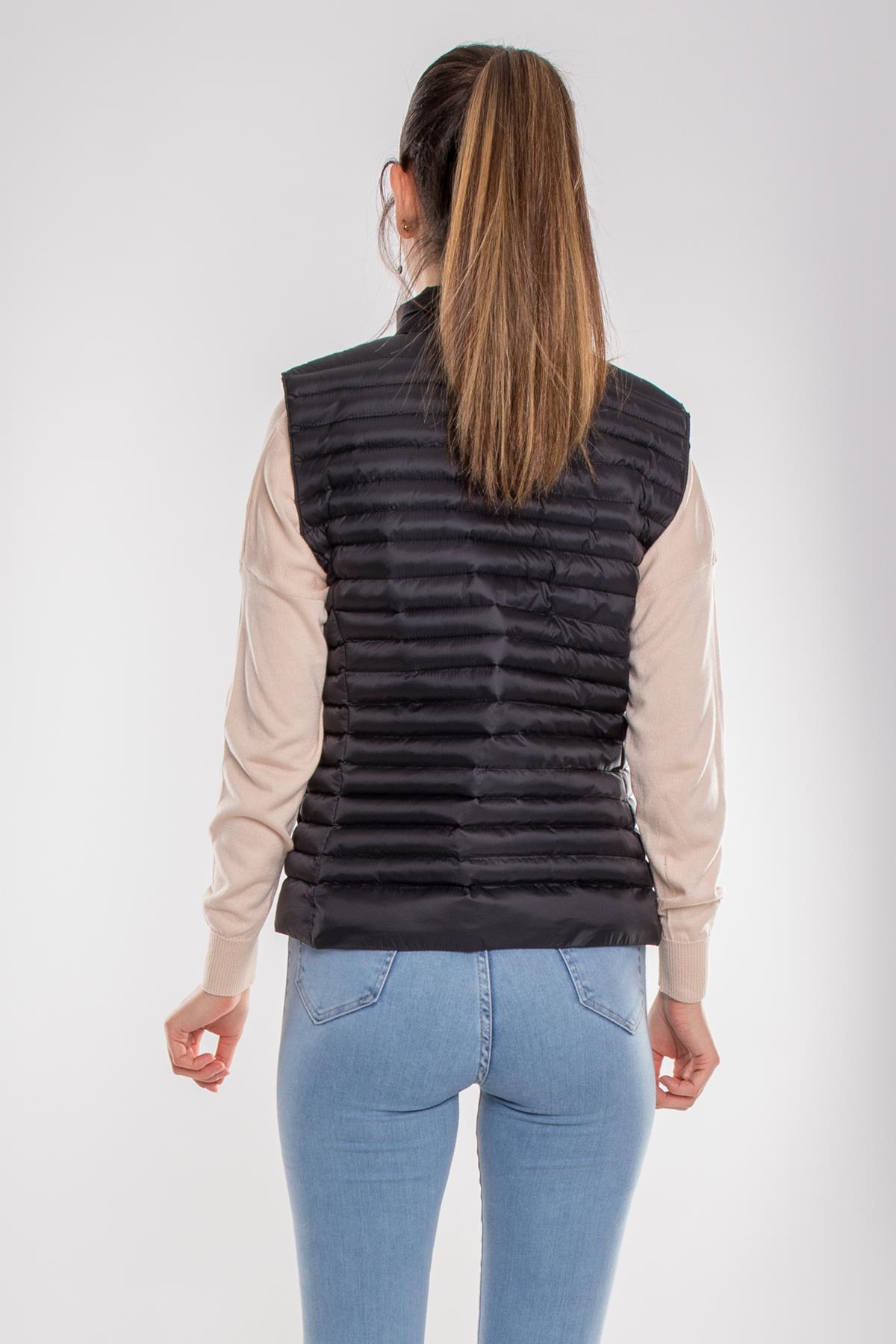 TAMARA23 Kapitone Elyaf Dolgulu Şişme Kadın Yelek