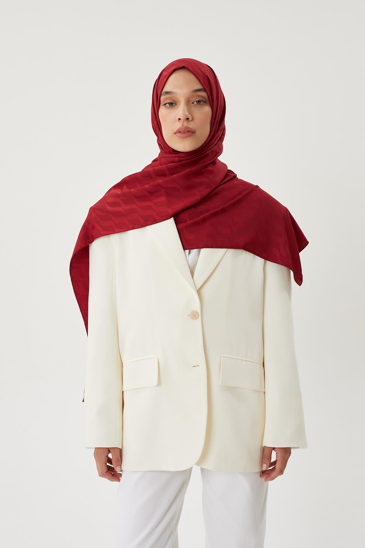 Bordo - Su Yolu Desen 