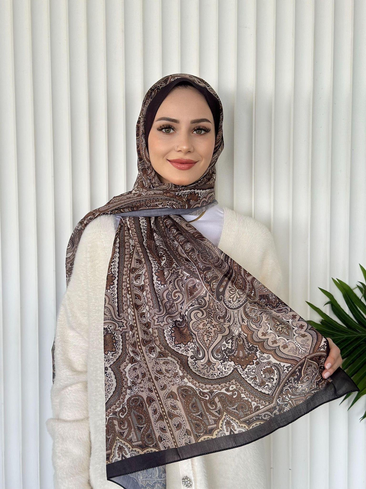 ETHNIC VUAL ANGELO DESEN - KAHVE