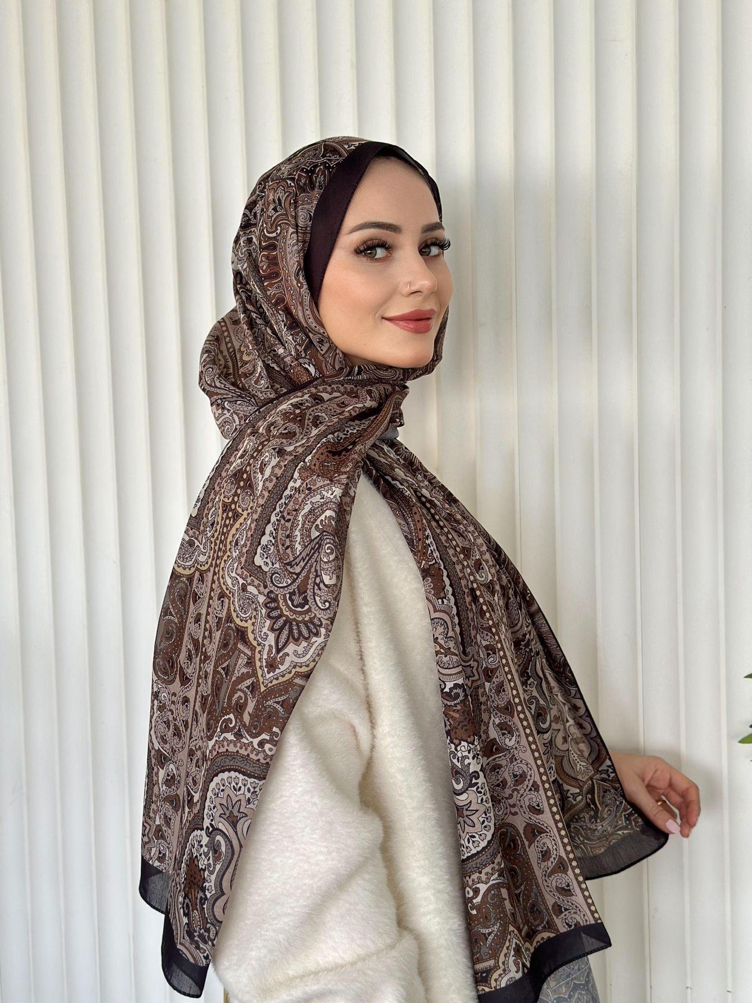 ETHNIC VUAL ANGELO DESEN - KAHVE