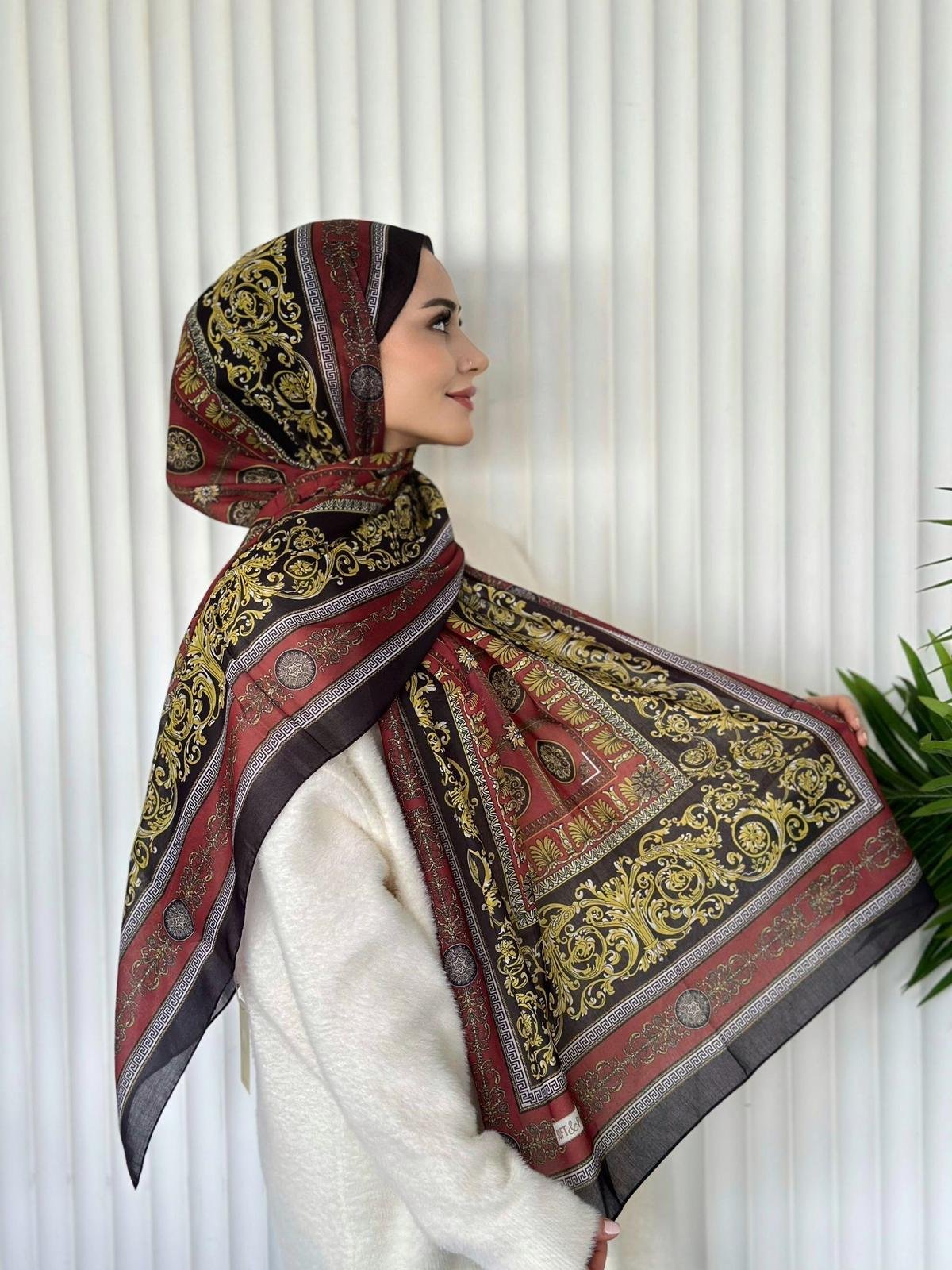 ETHNIC VUAL ESTRELLA DESEN - BORDO