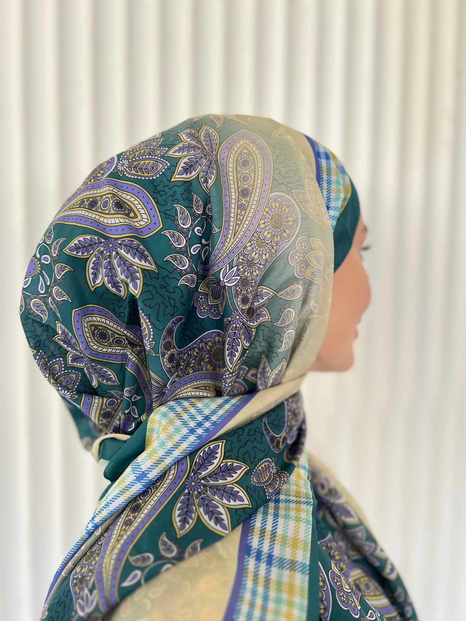 ETHNIC VUAL MOUSSE DESEN ŞAL – BENETTON