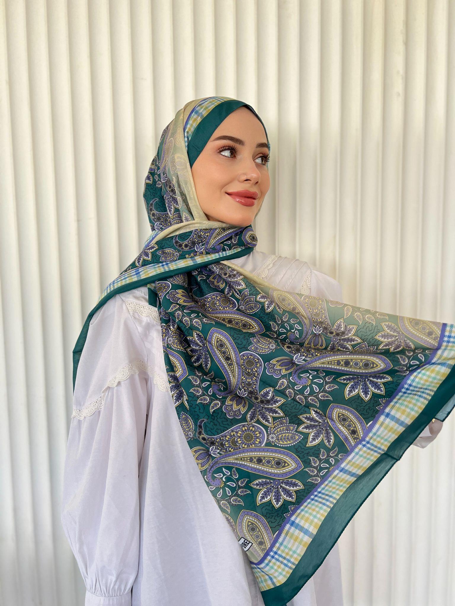 ETHNIC VUAL MOUSSE DESEN ŞAL – BENETTON