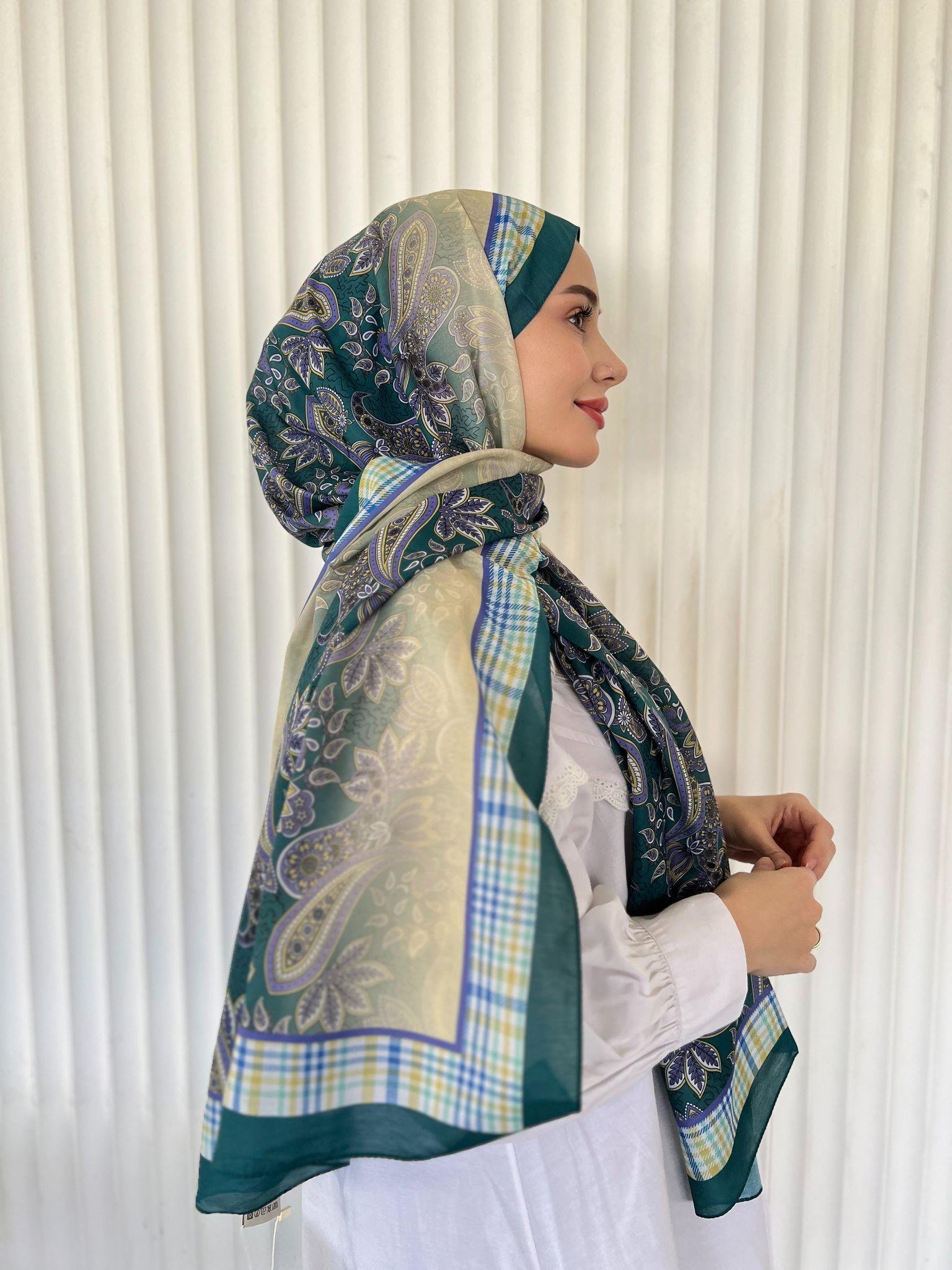 ETHNIC VUAL MOUSSE DESEN ŞAL – BENETTON