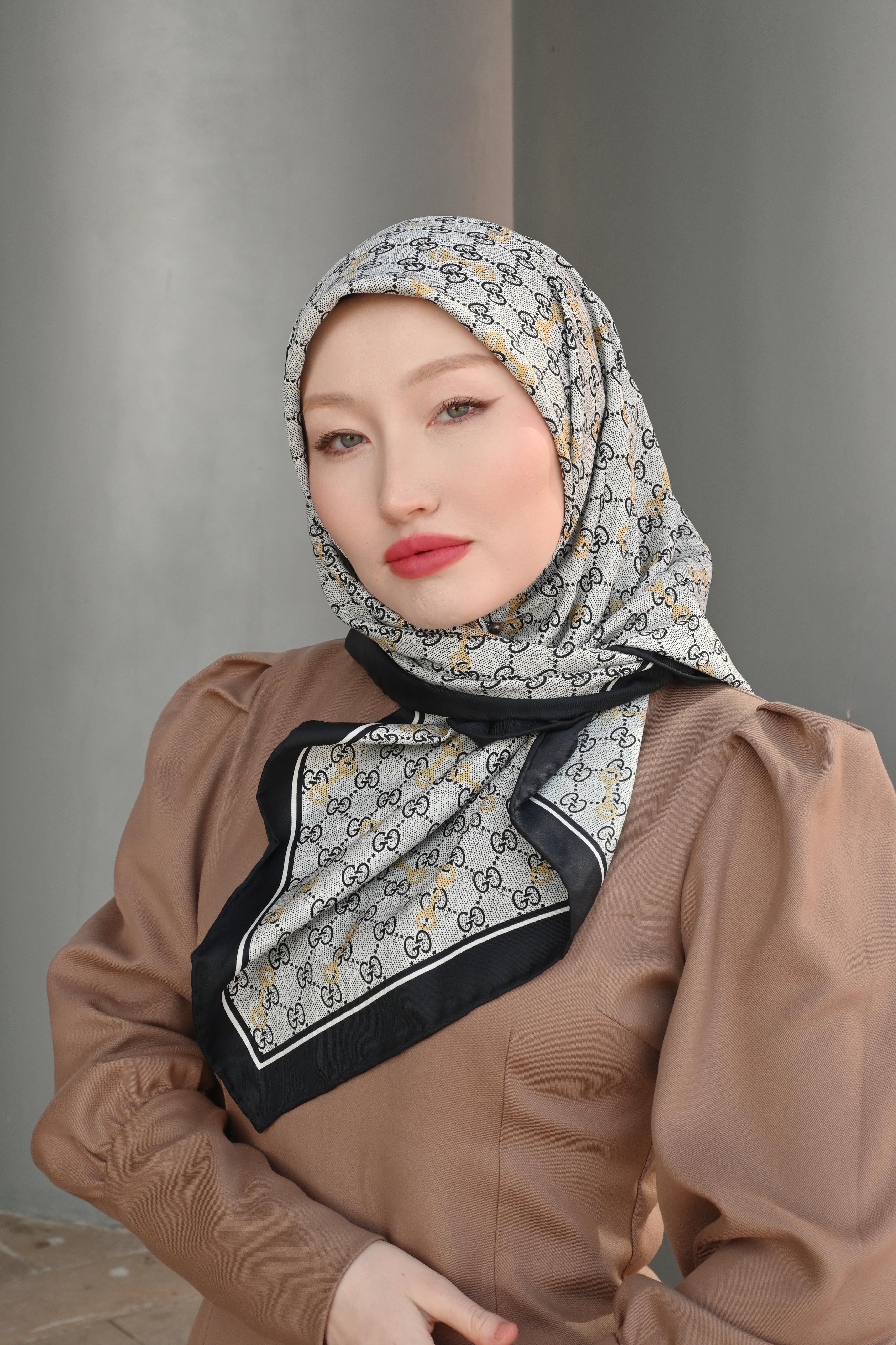G Desen Eşarp - Gri