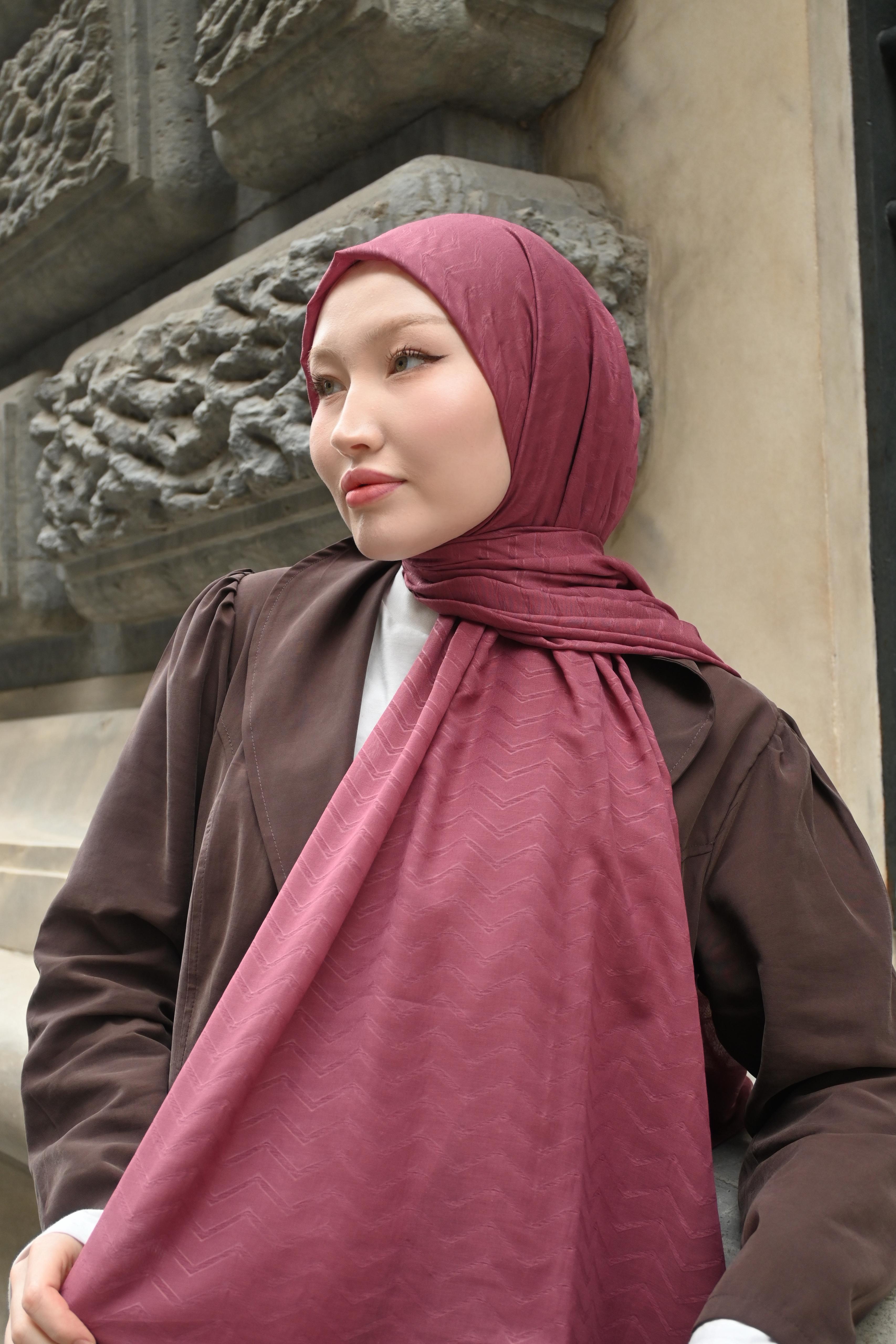 Leylak - Zigzag Desen Bambu Jakar
