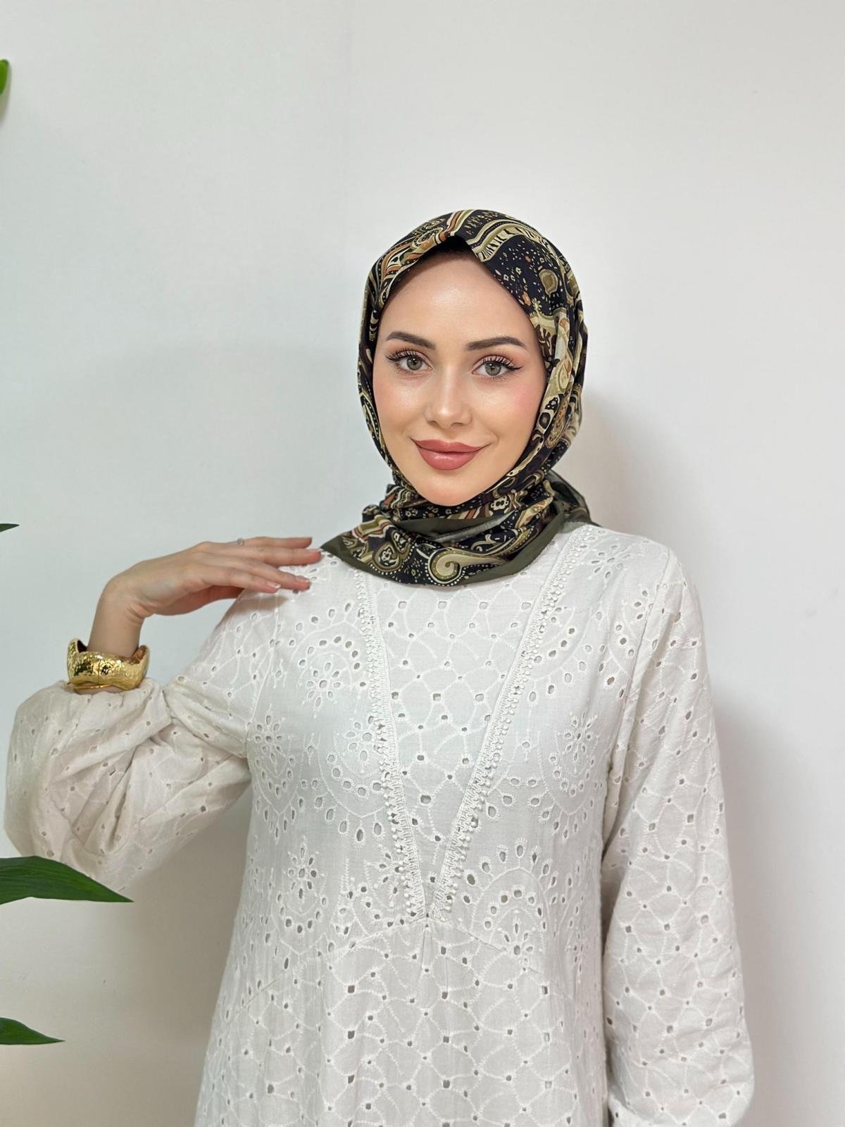 MEDUSE DESEN EŞARP - HAKİ
