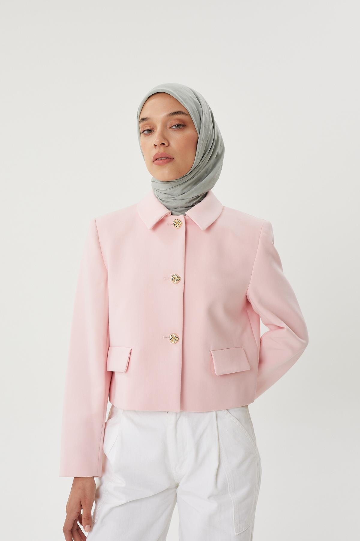 Mint Yeşili - Bambu Jakar Eşarp
