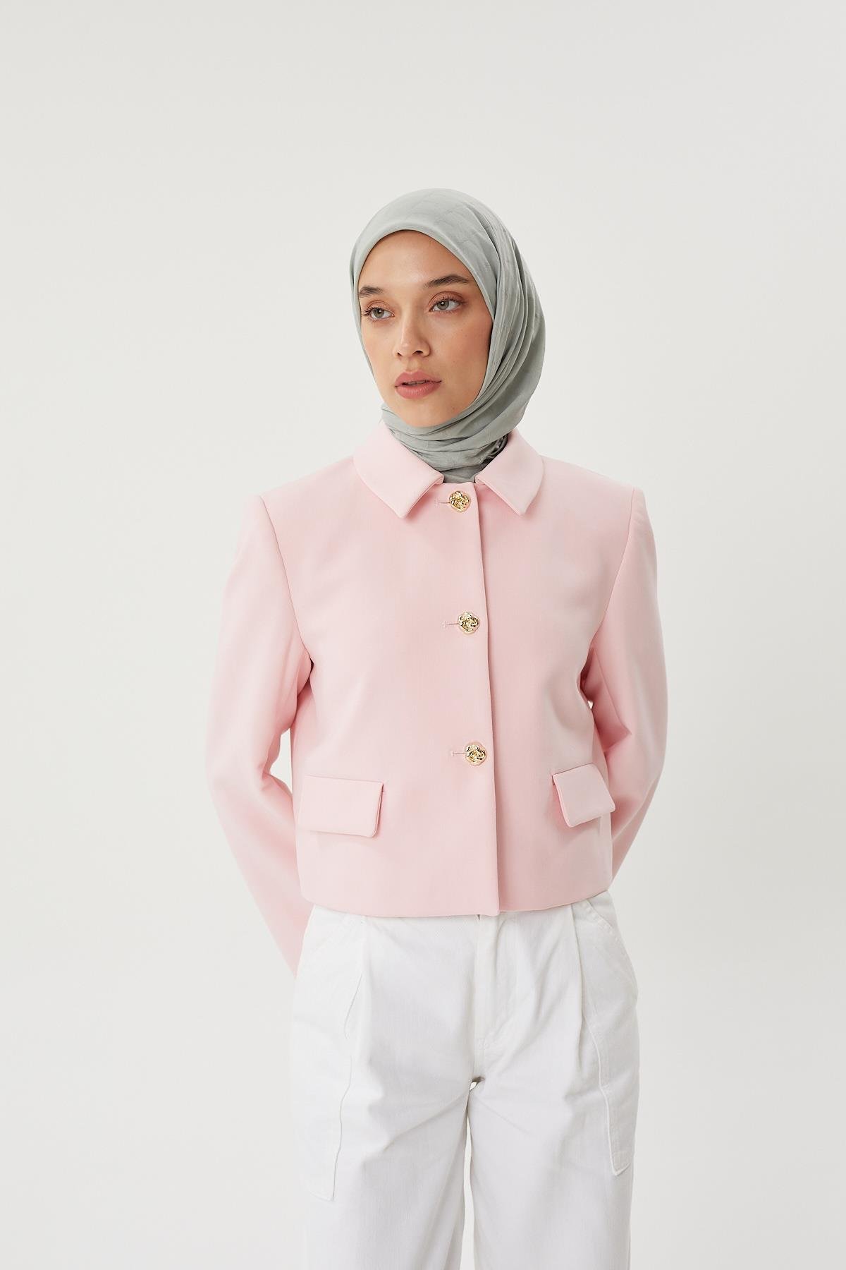 Mint Yeşili - Bambu Jakar Eşarp