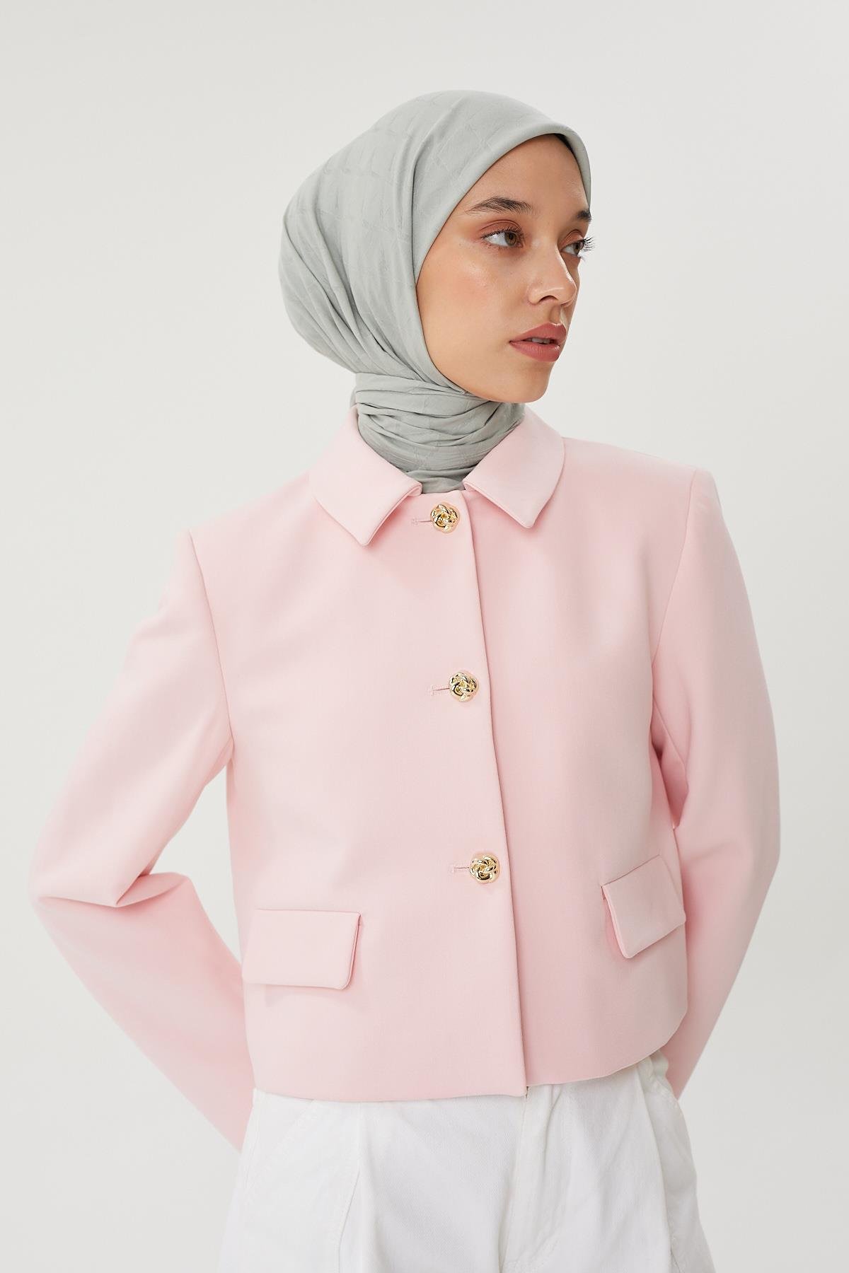 Mint Yeşili - Bambu Jakar Eşarp