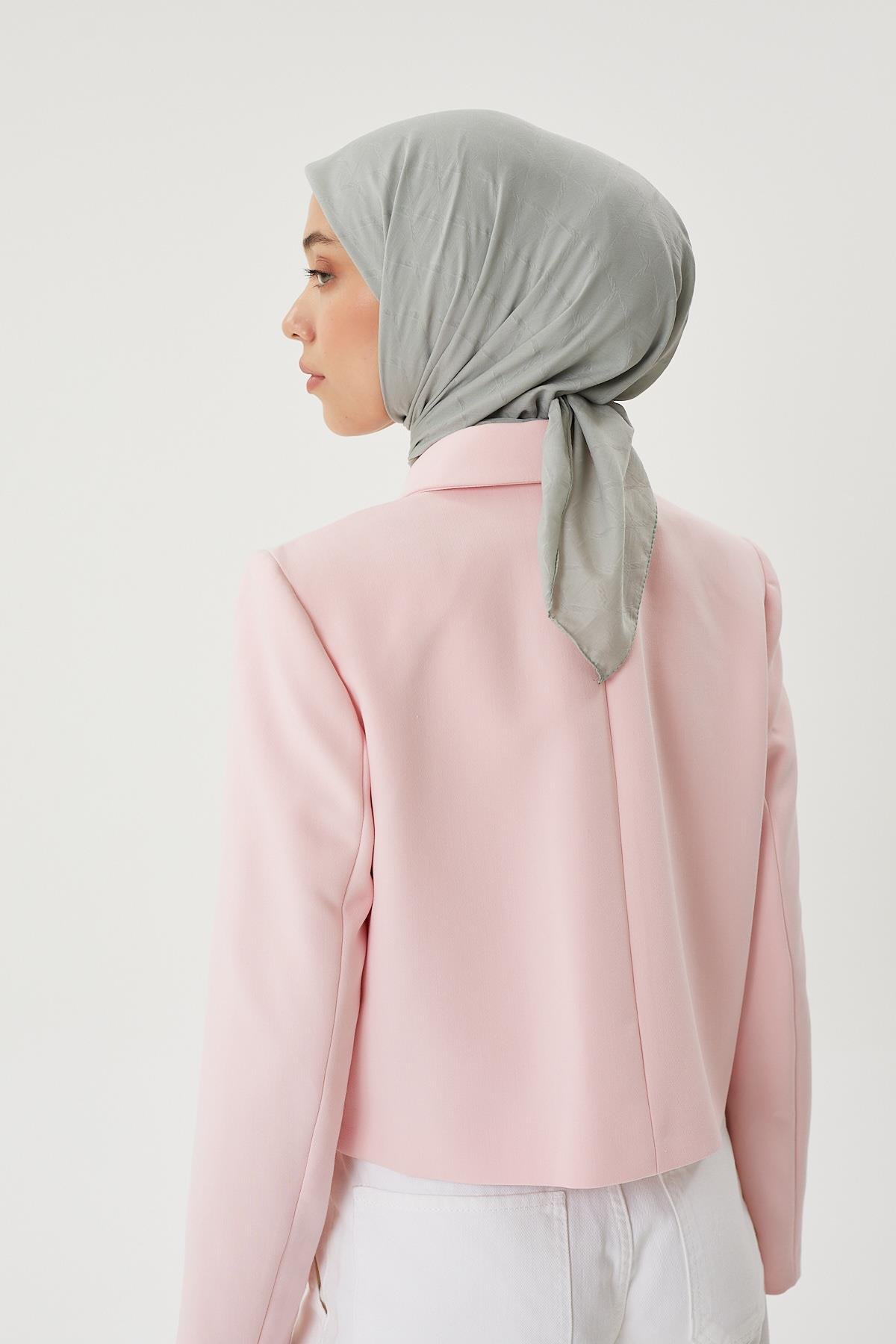 Mint Yeşili - Bambu Jakar Eşarp