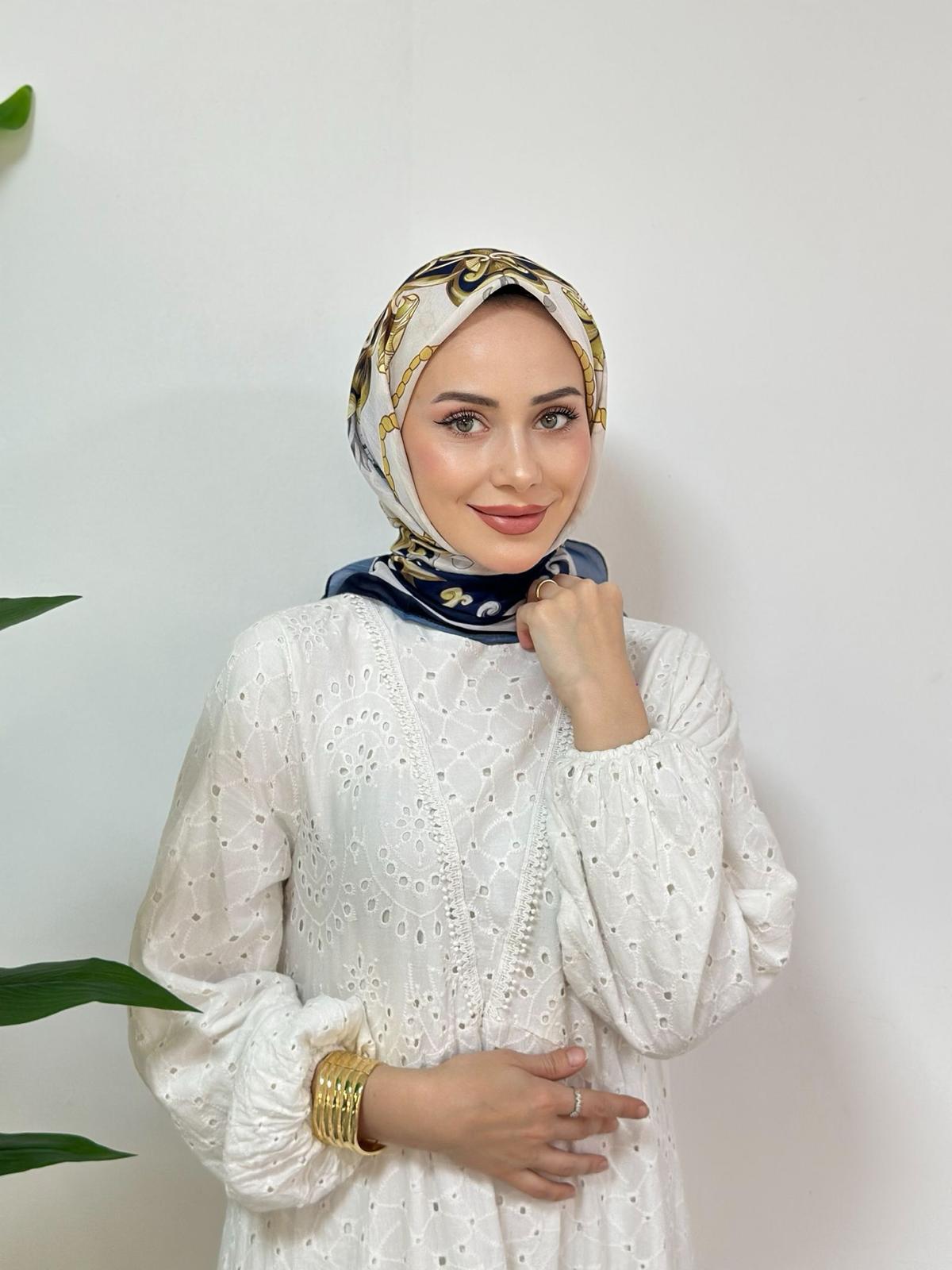 RİGEL DESEN EŞARP - LACİVERT