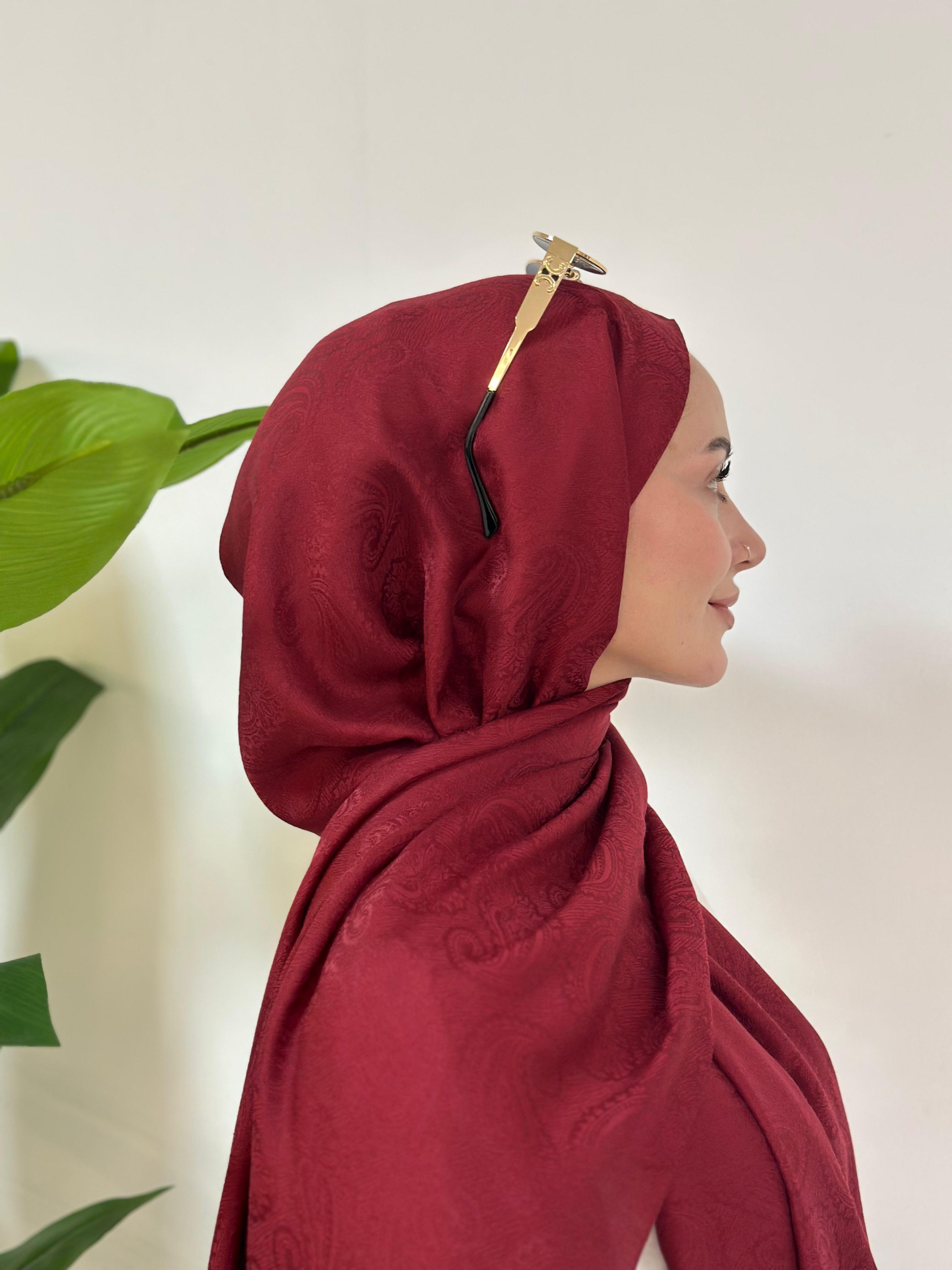 Shine Etnich Desen - Bordo