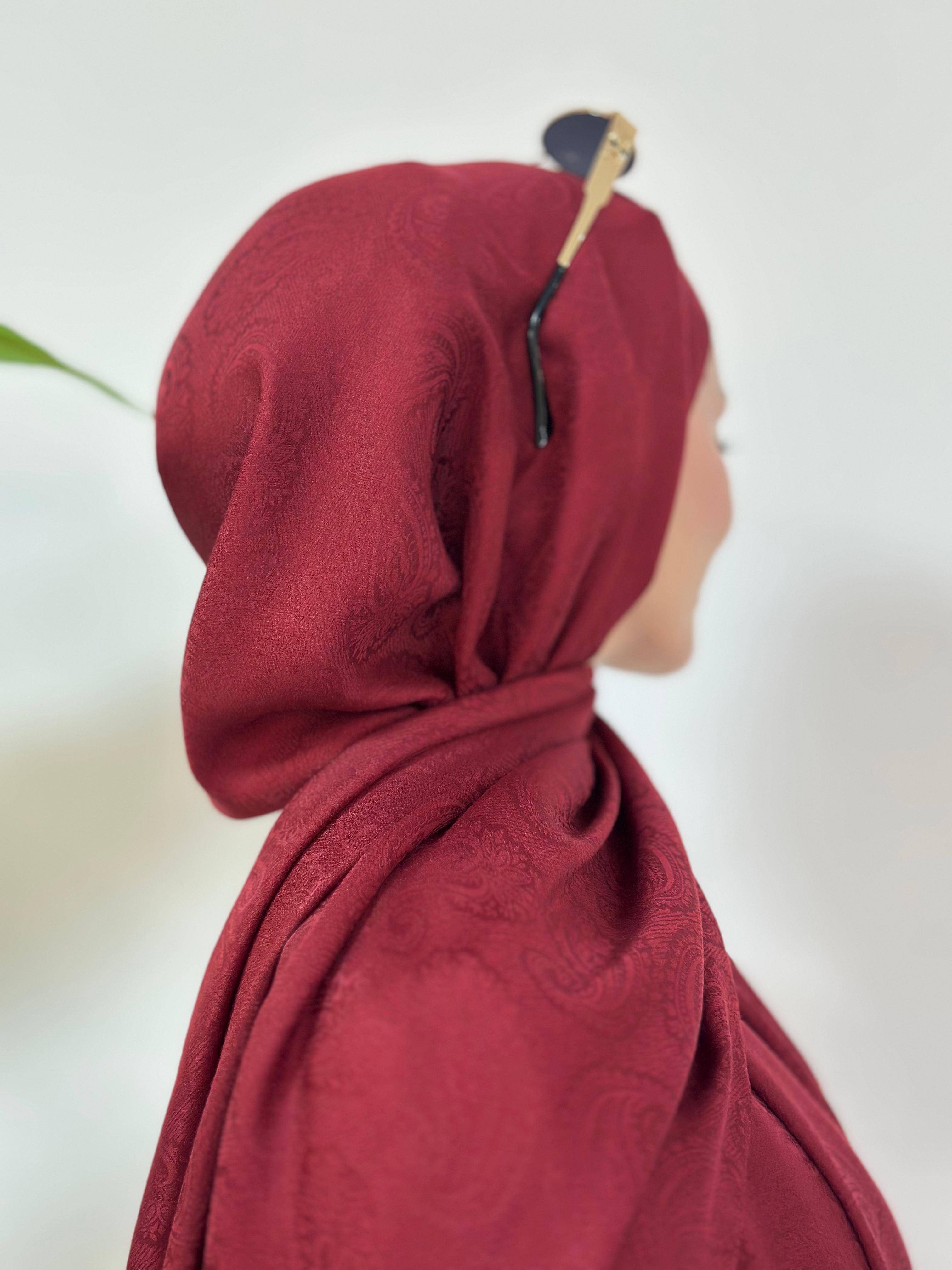 Shine Etnich Desen - Bordo