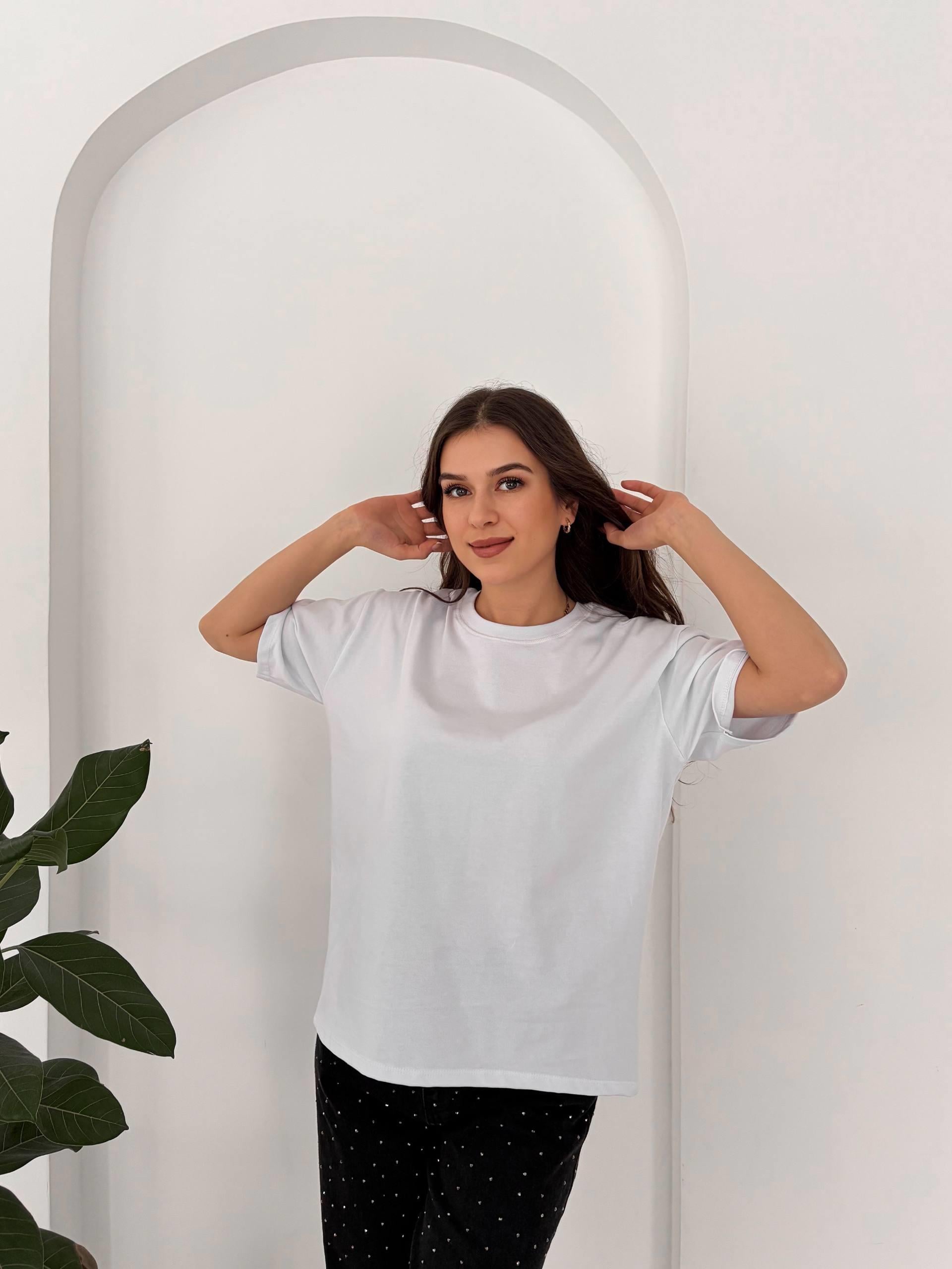 BASIC OVERSİZE BEYAZ TSHİRT