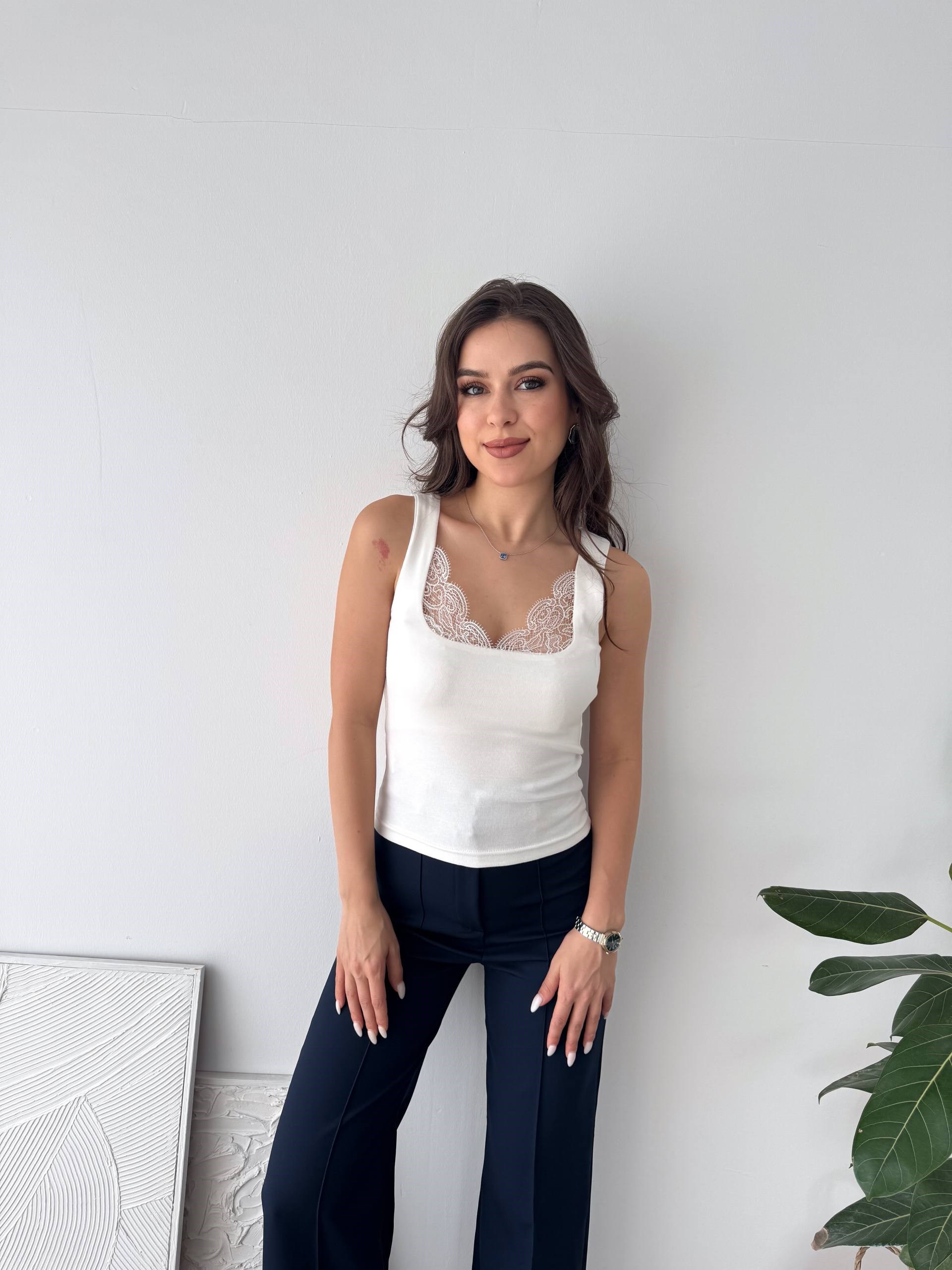 BEYAZ DANTELLİ ATLET