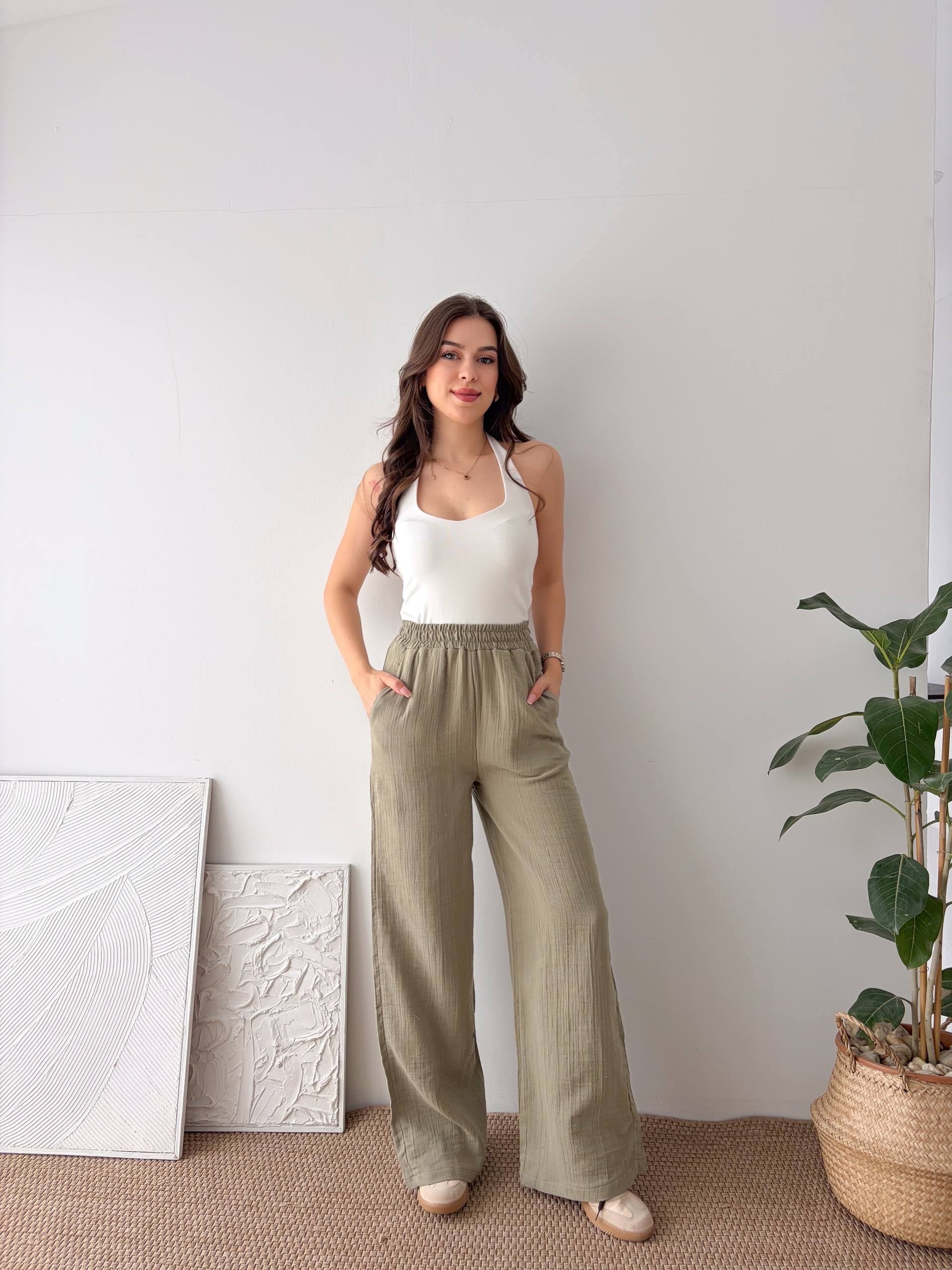 HAKİ MÜSLİM PANTALON