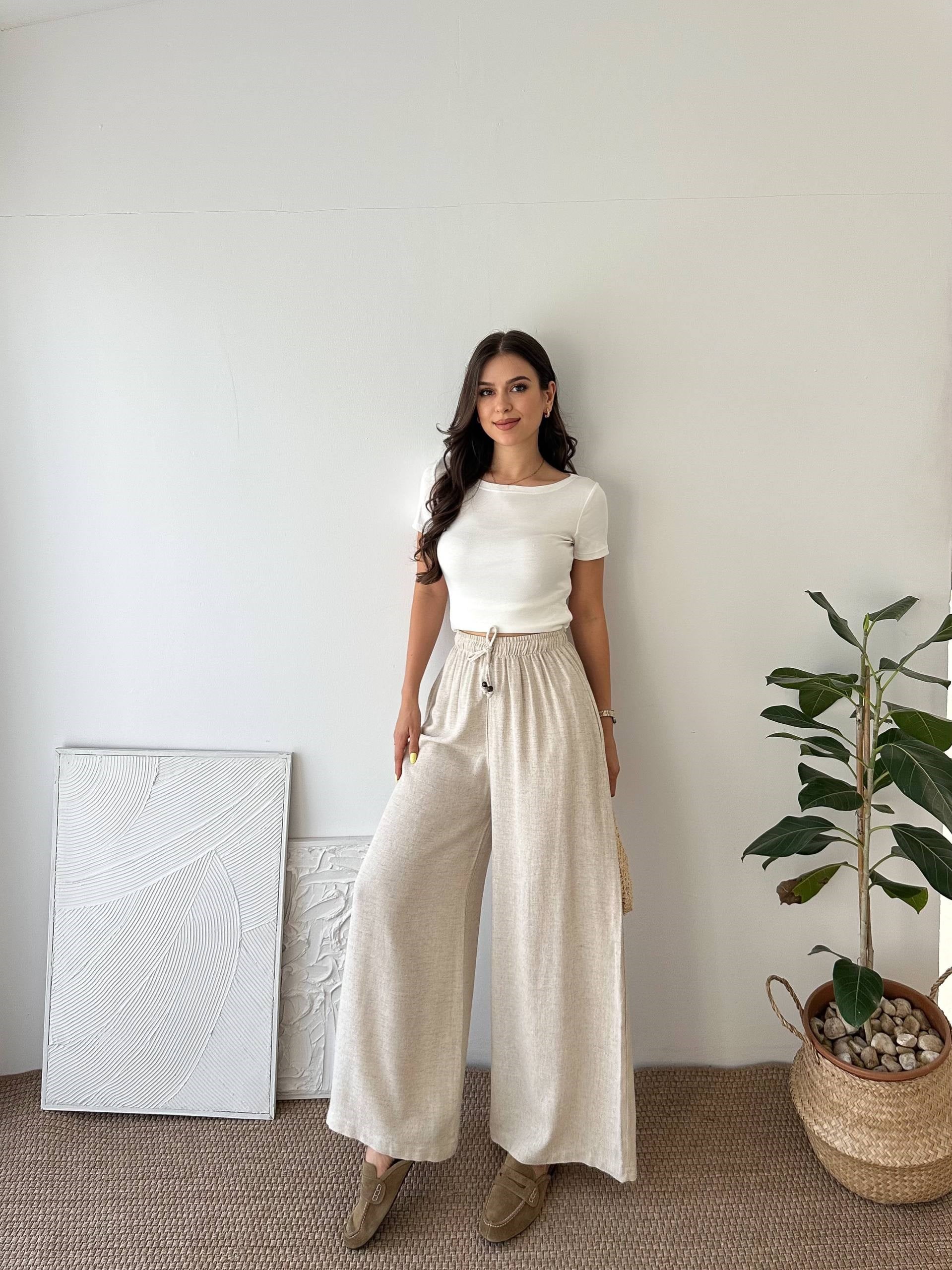 KREM BOL KALIP KETEN PANTALON