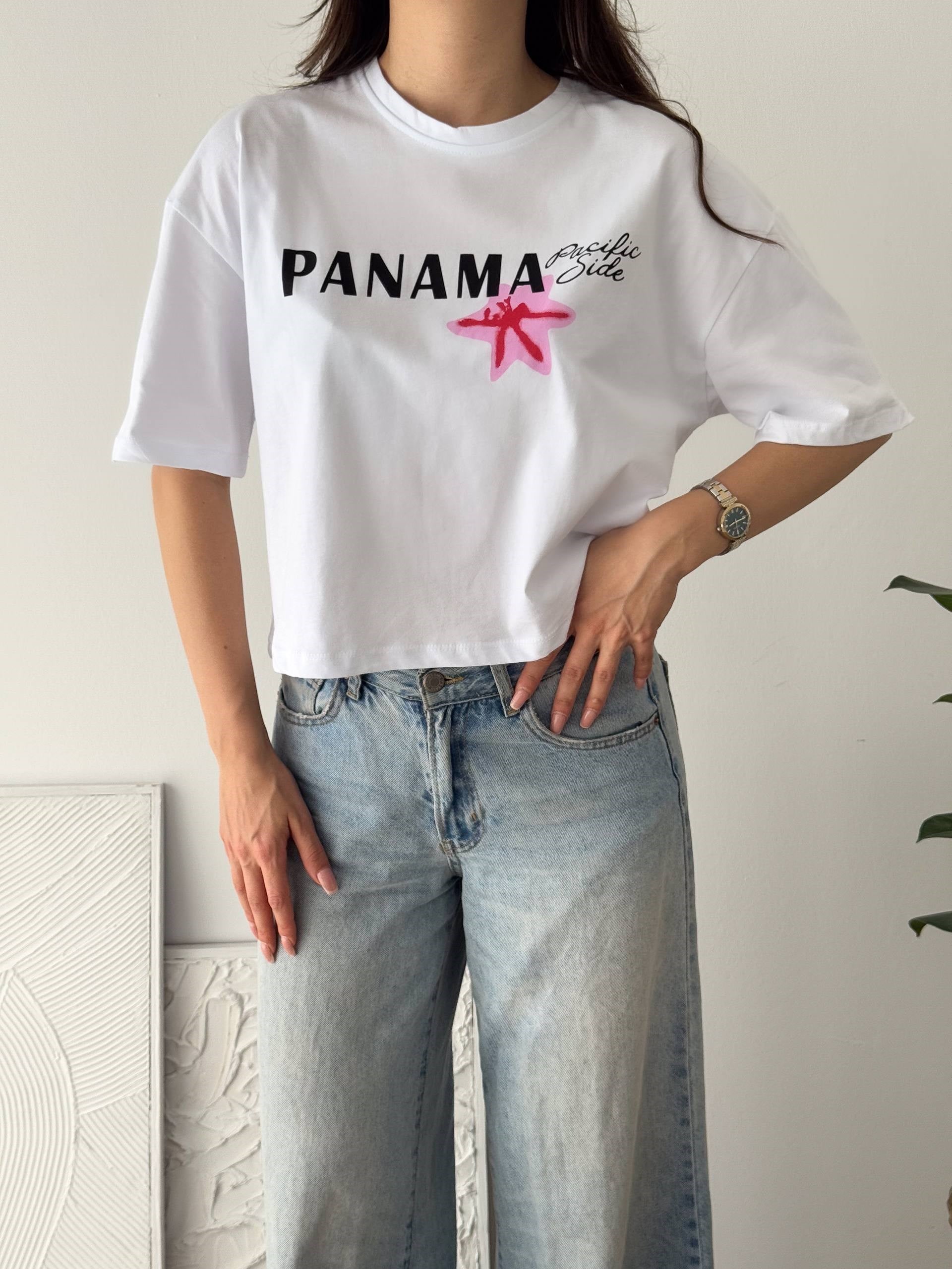PANAMA BEYAZ TŞİRT