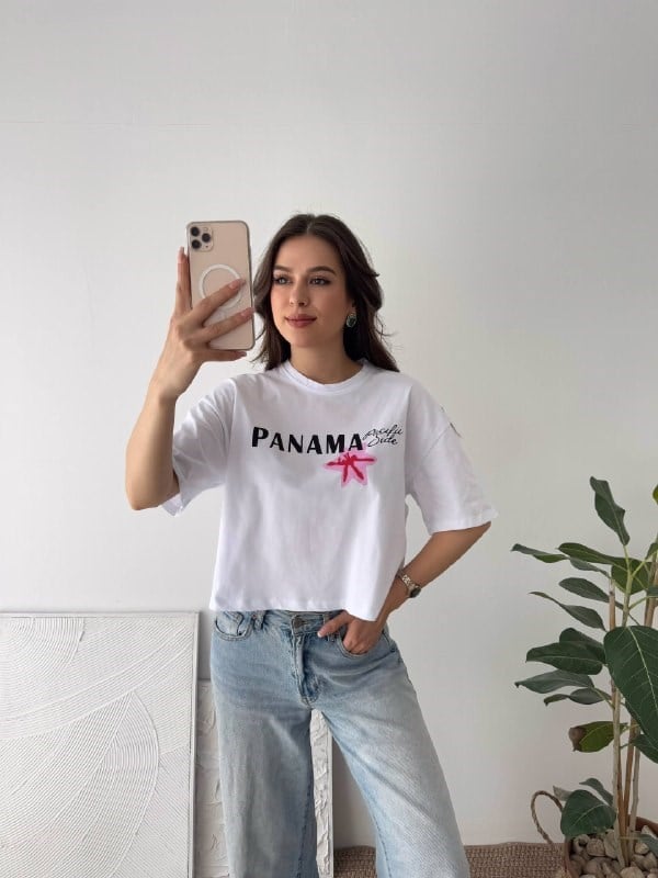 PANAMA BEYAZ TŞİRT