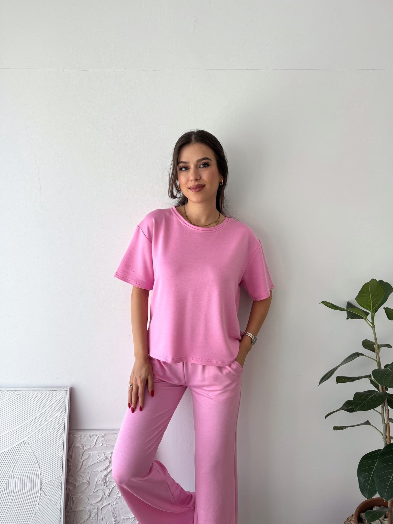 PEMBE CEPLİ TAKIM