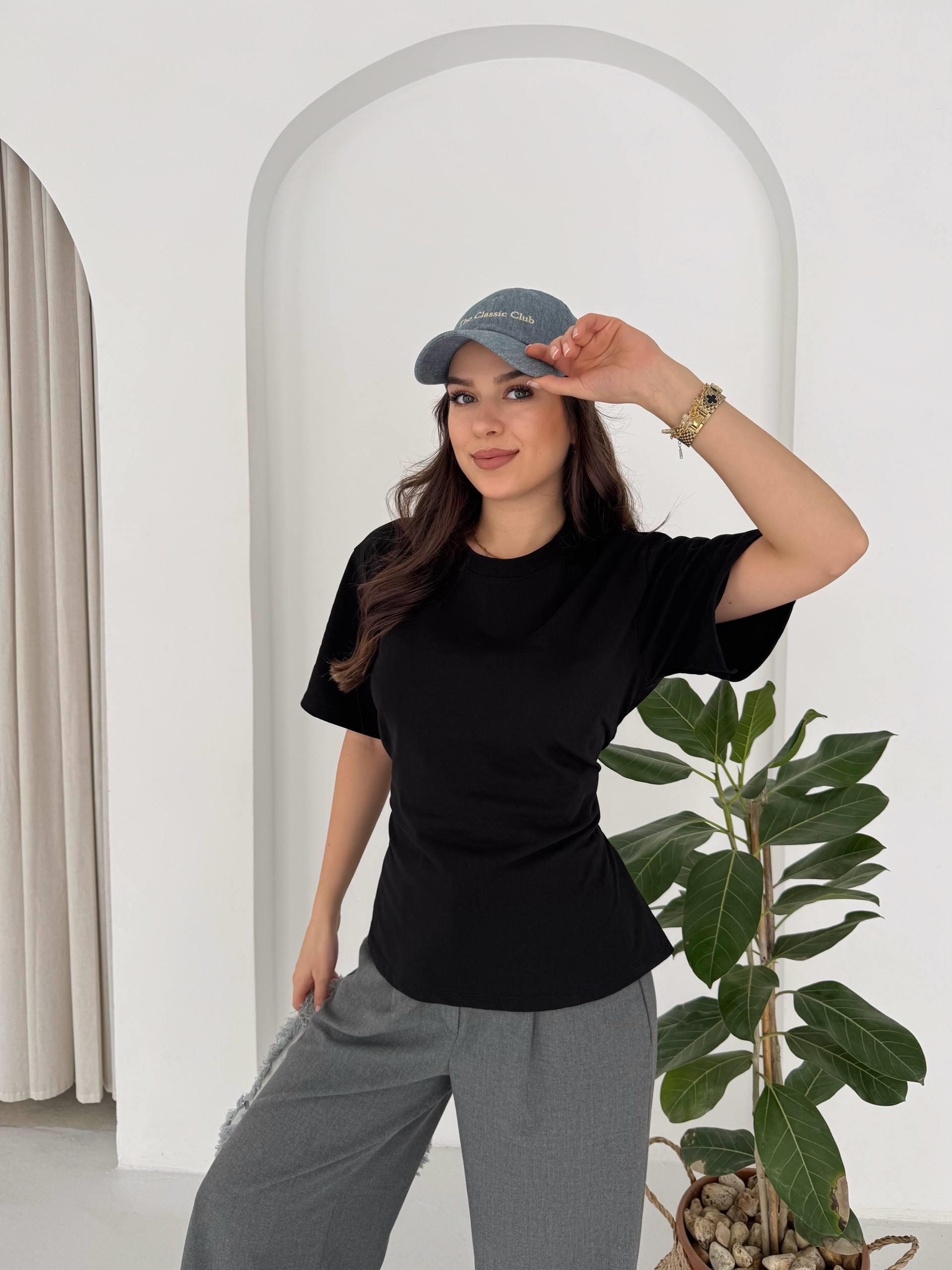 SİYAH BASIC ARKASI BAĞCIKLI TŞİRT