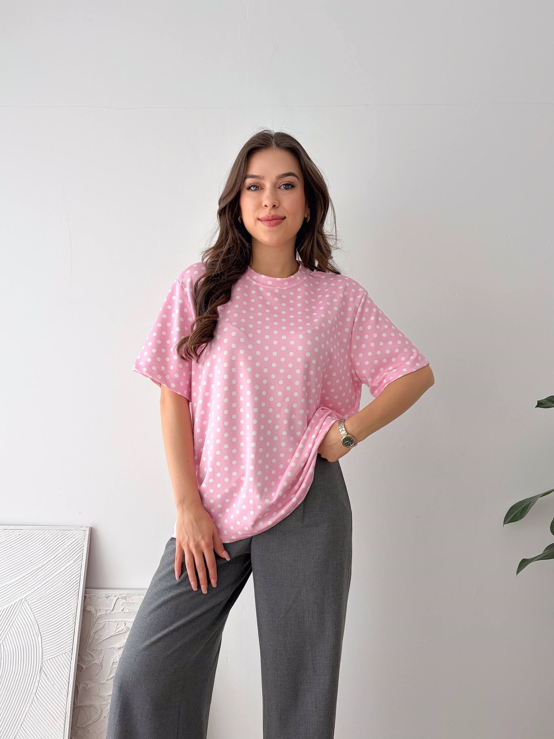 ZR PEMBE PUANTİYELİ TŞİRT
