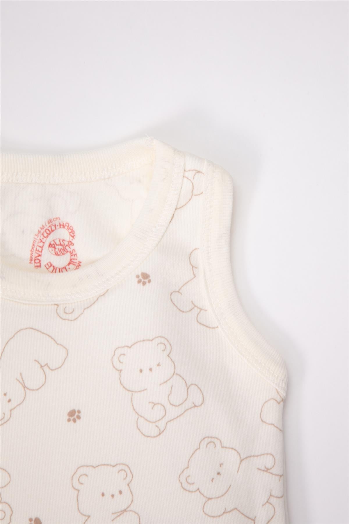 ATLET BODY 3LÜ (CUTE BEAR) BEJ