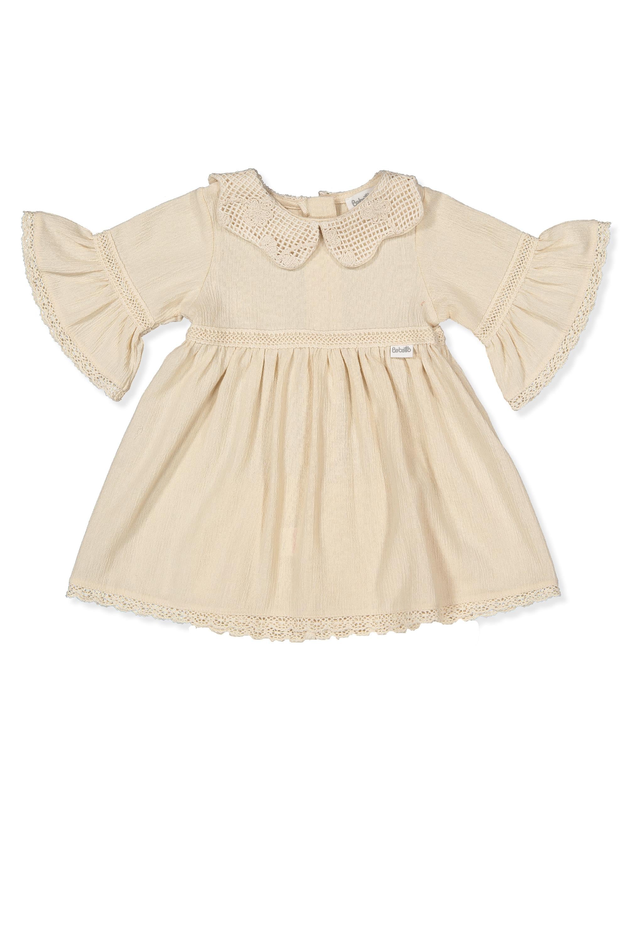 DOKUMA ELBİSE (CRINKLE) BEJ
