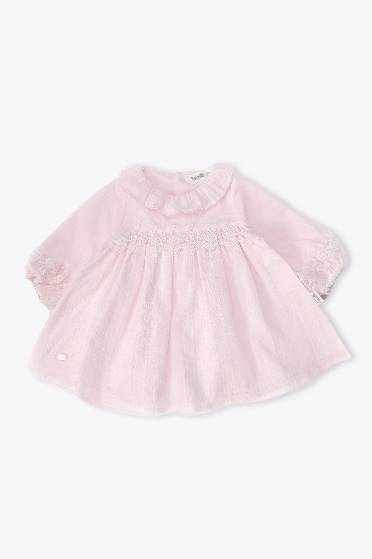 DOKUMA ELBİSE (PRETTY GIRL) PEMBE