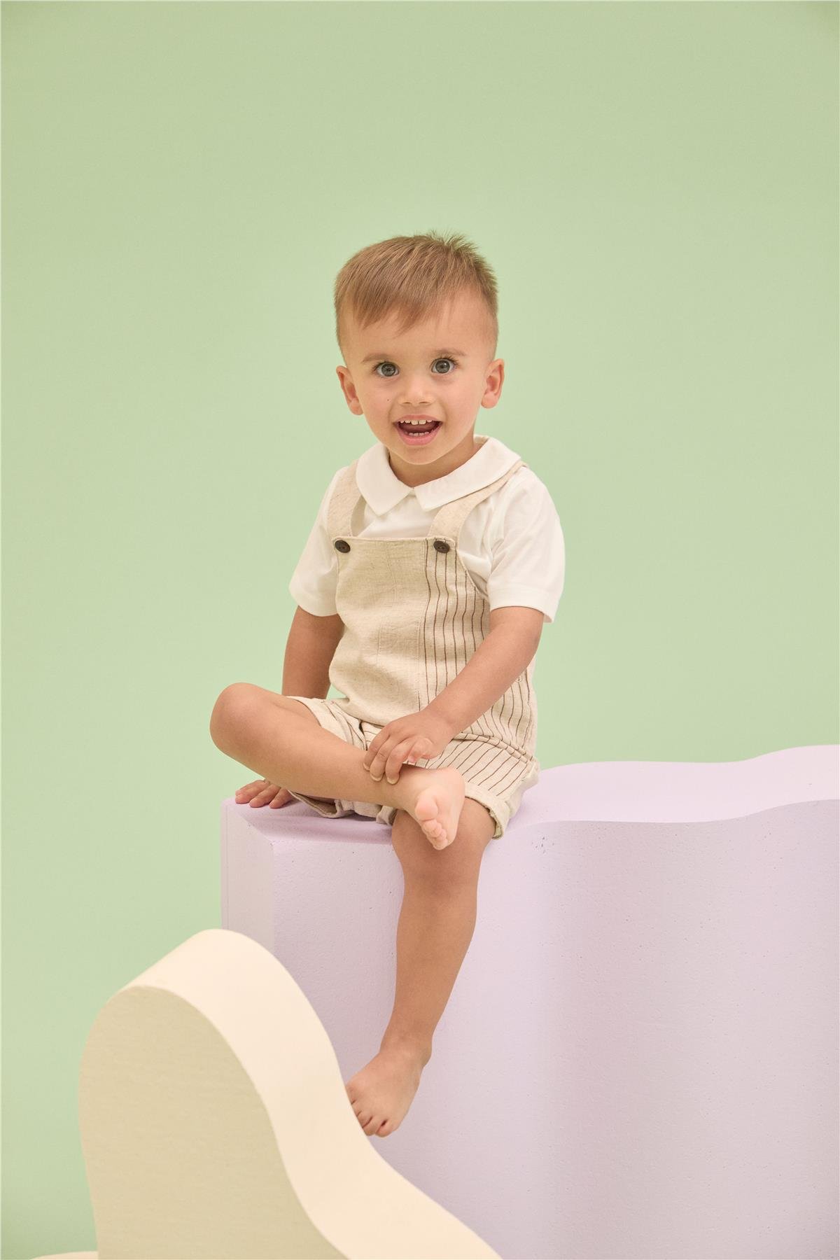 DOKUMA SALOPET 2Lİ TAKIM (COOL AND STYLISH) BEJ