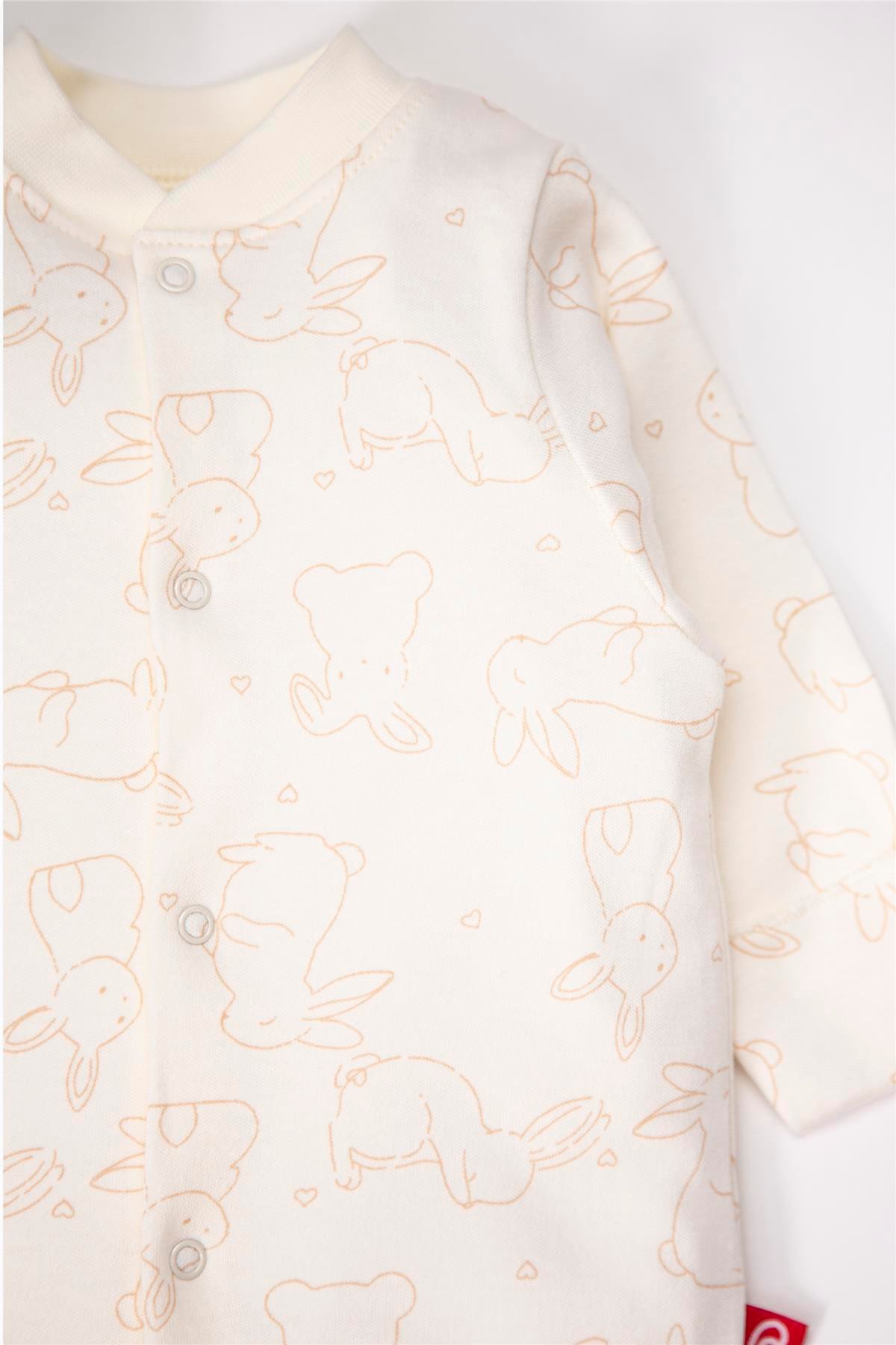 ELDİVENLİ PATİKLİ TULUM 2Lİ (CUTE BUNNY) BEJ