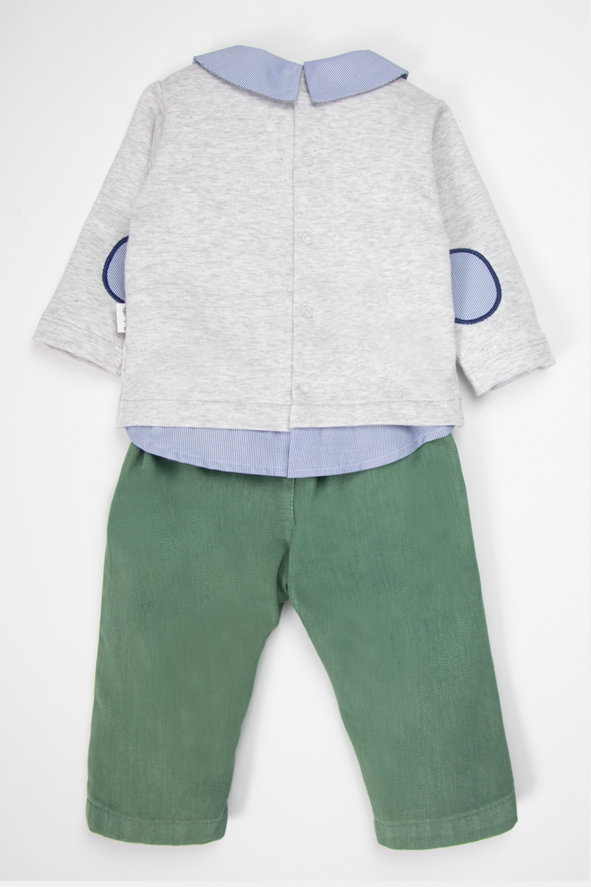 GABARDİN PANTOLON 2Lİ TAKIM (STAR OF WINTER) YEŞİL