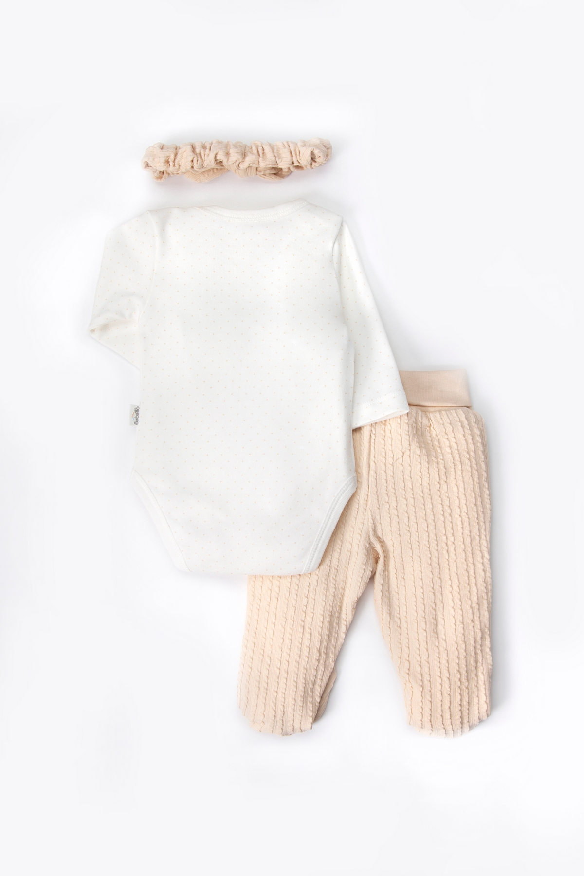 İNTERLOK BODY SET 3LÜ (BOUQUET) BEJ